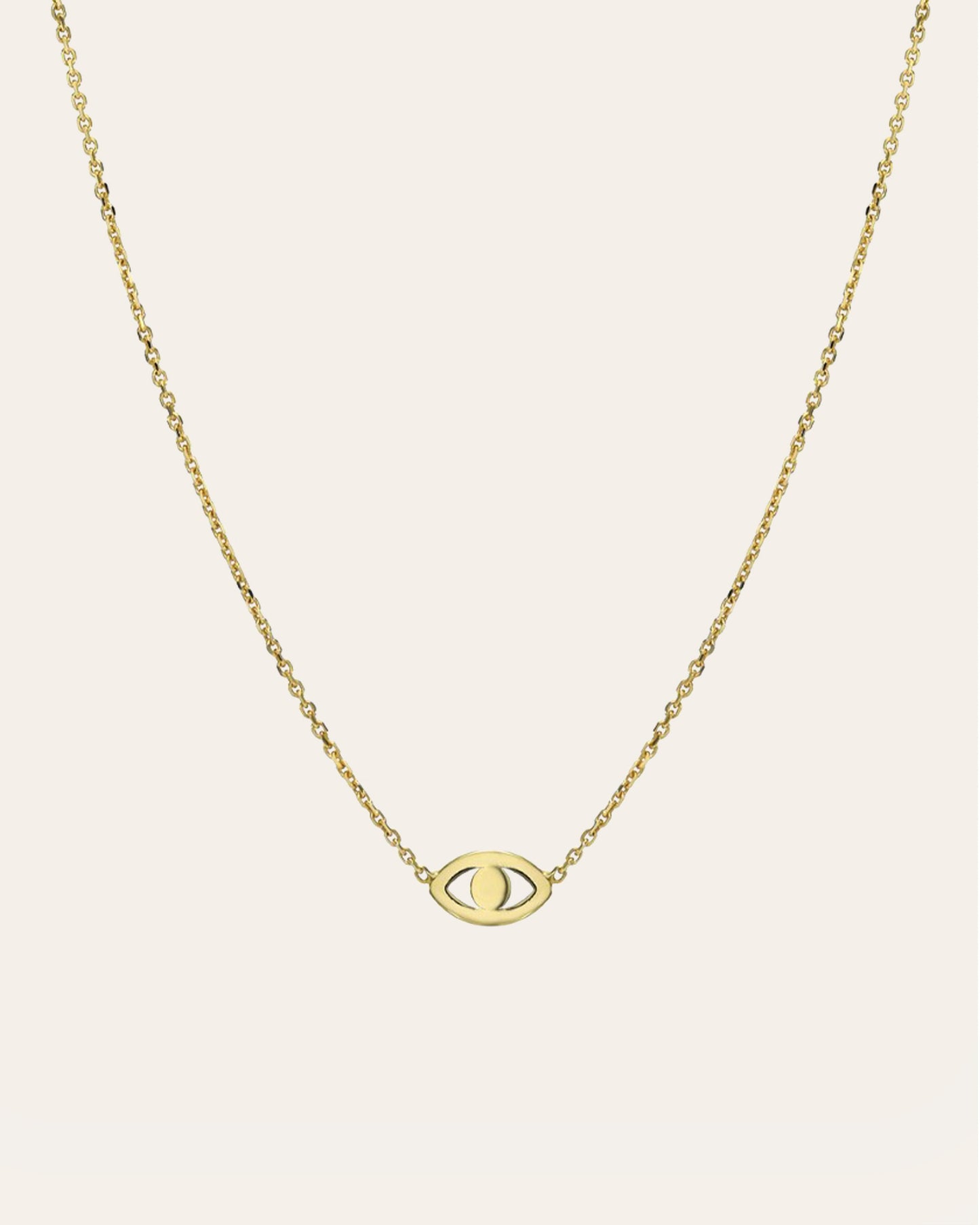 Kids 14k Gold Mini Evil Eye Necklace