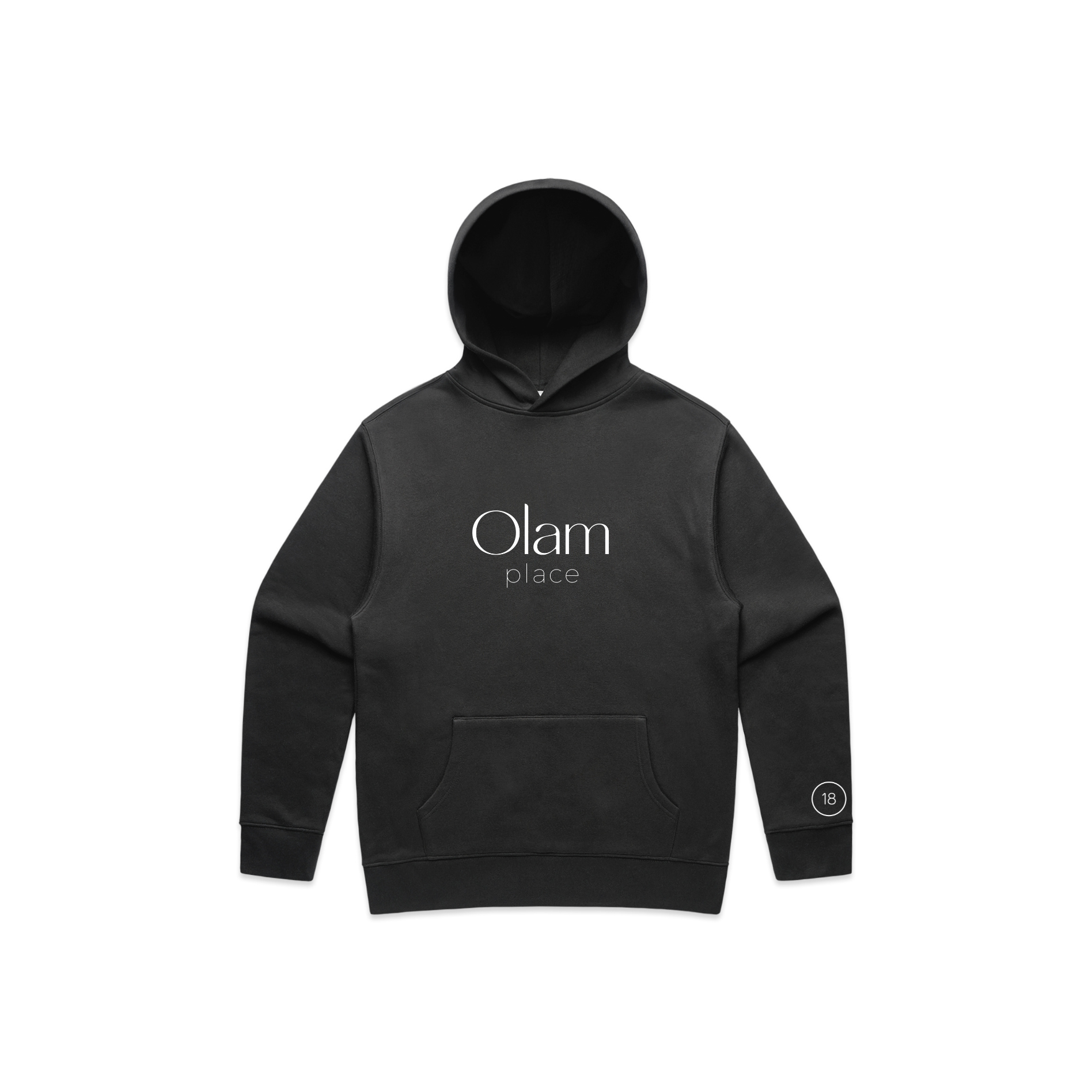 Faded Black Unisex Hoodie