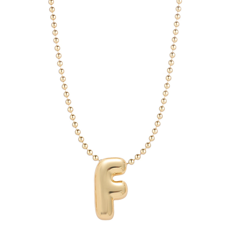 Mini Balloon Initial Necklace