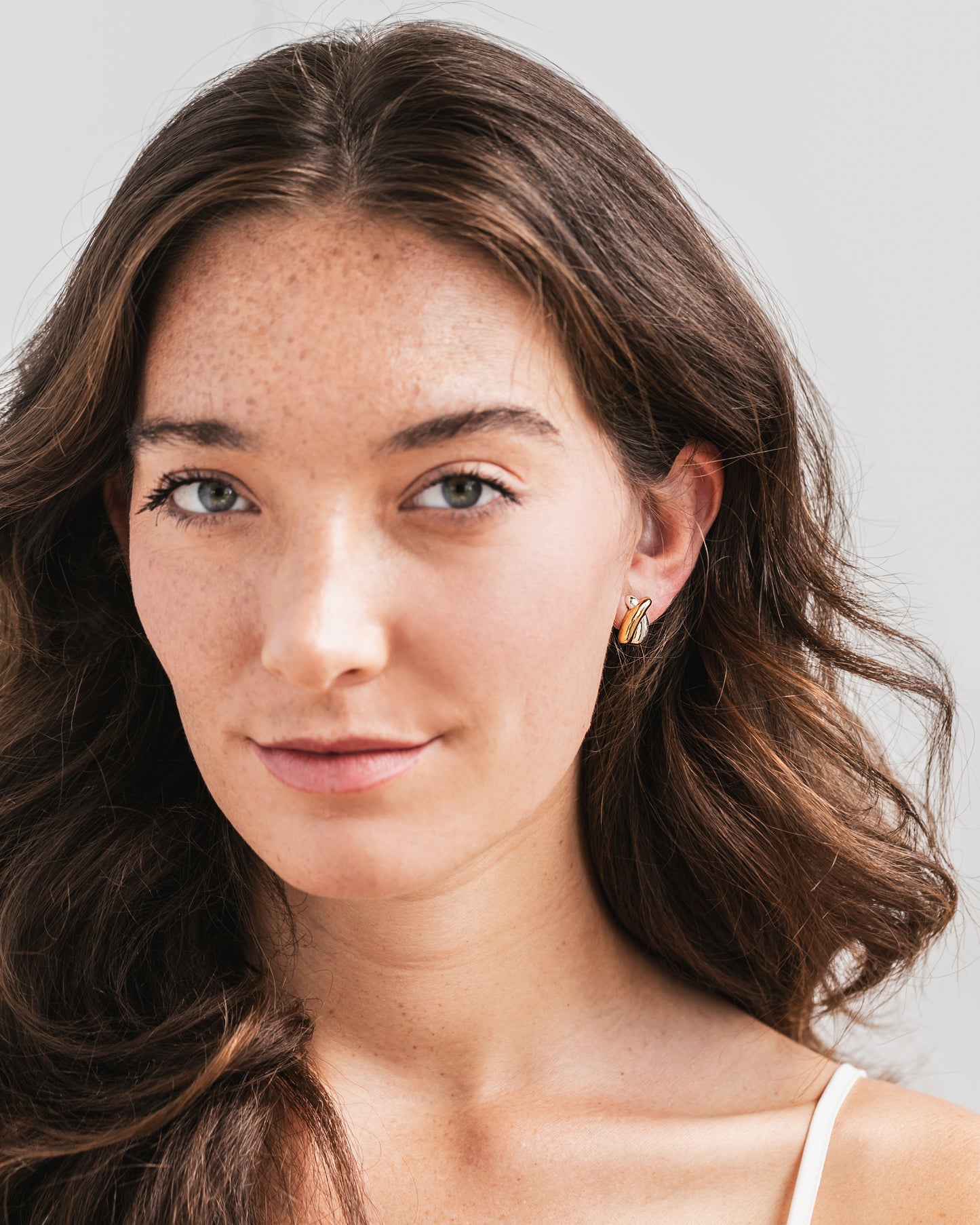 Cross My Heart Stud Earrings