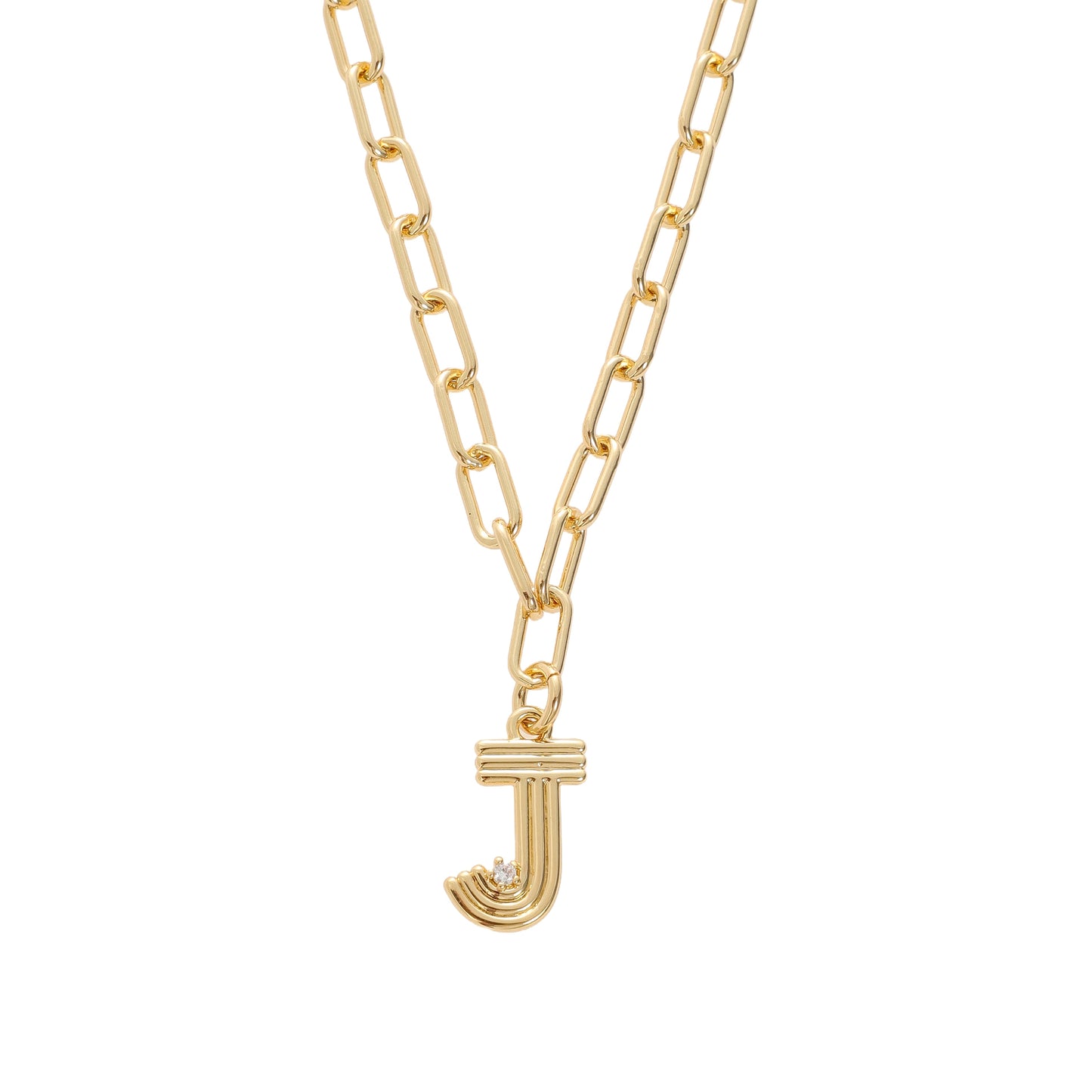 Deco Initial Necklace
