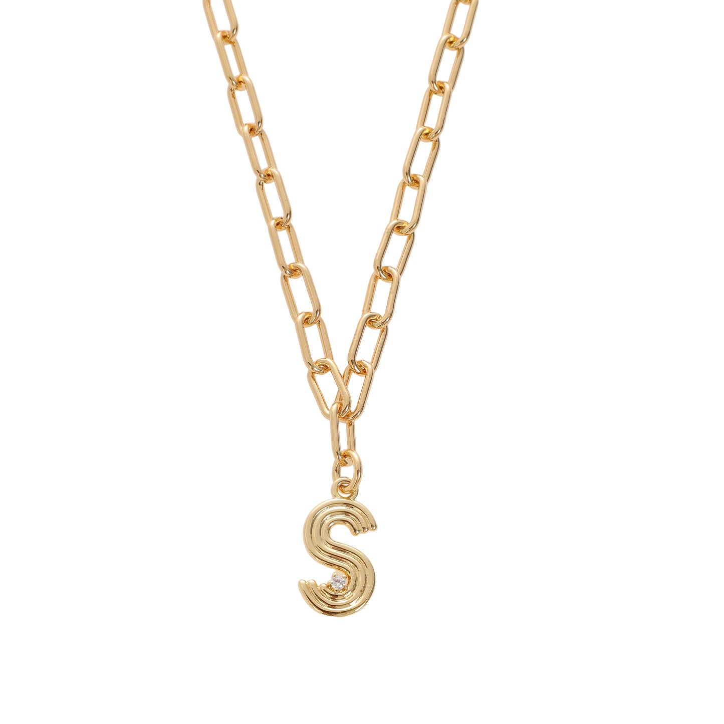 Deco Initial Necklace