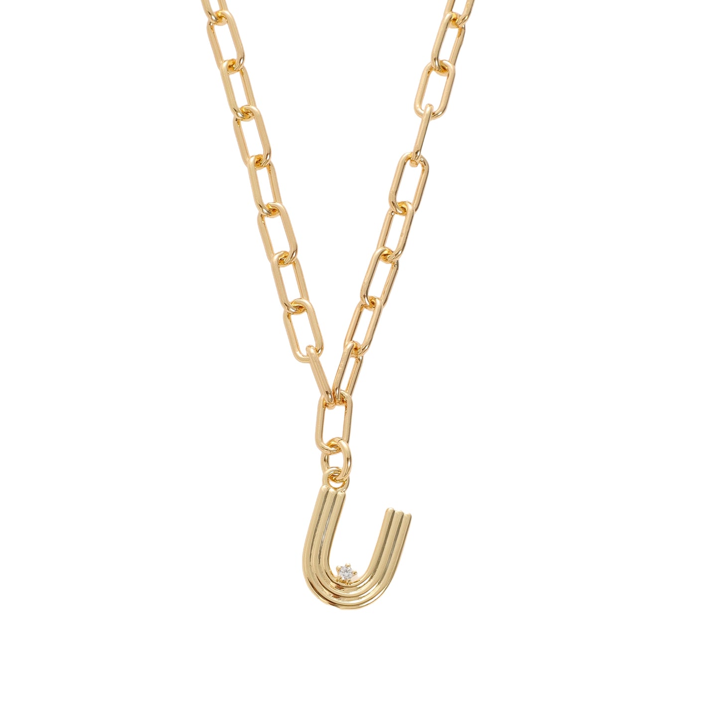 Deco Initial Necklace