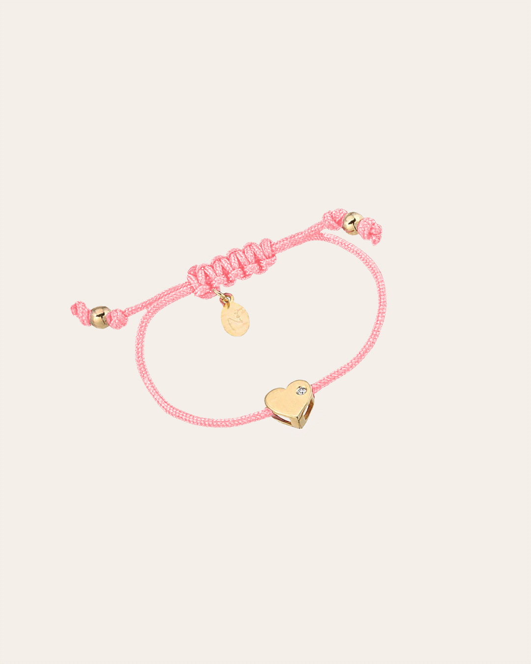 Kids Heart with Diamond Fortune Bracelet