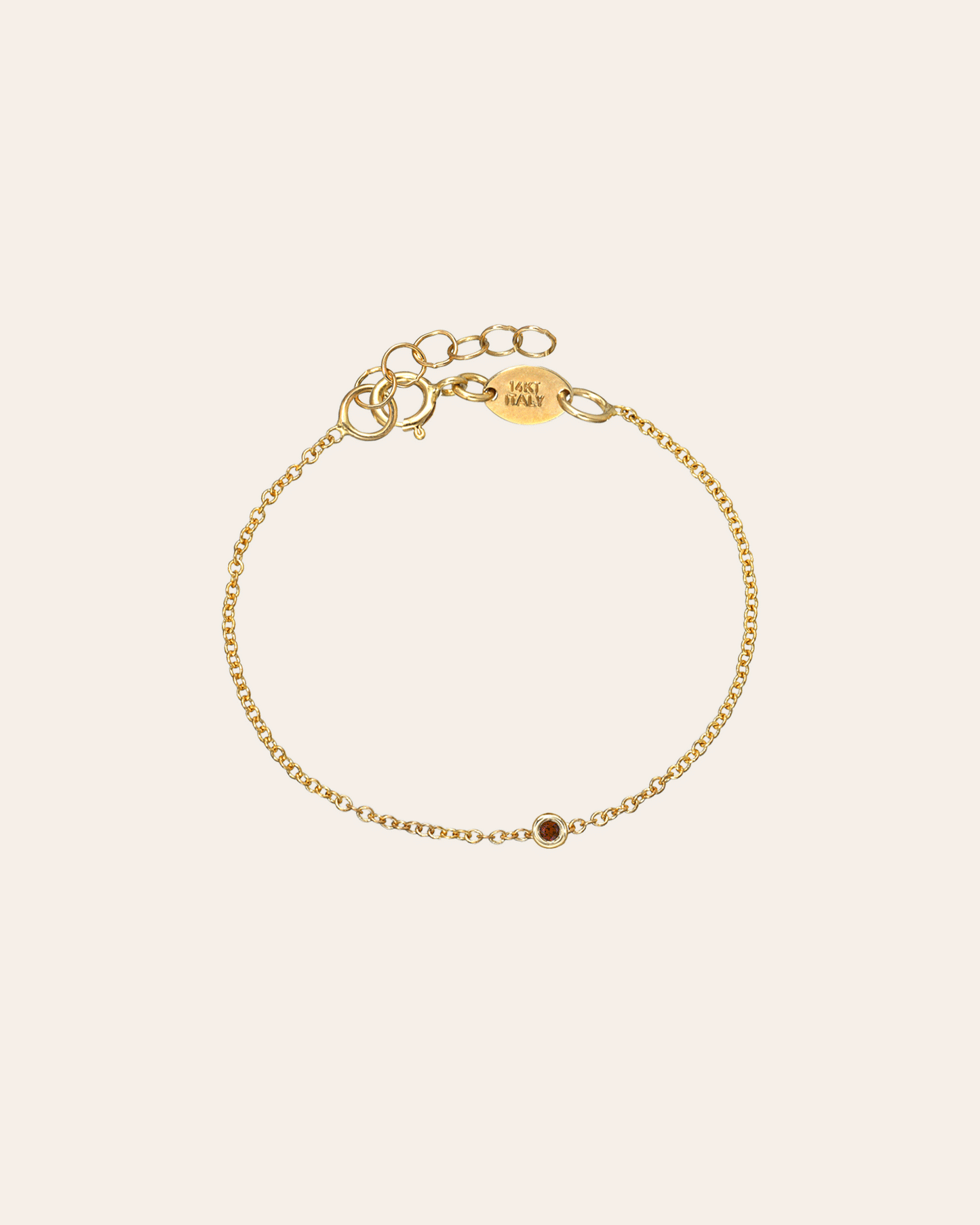 Kids Mini Birthstone Bezel Bracelet