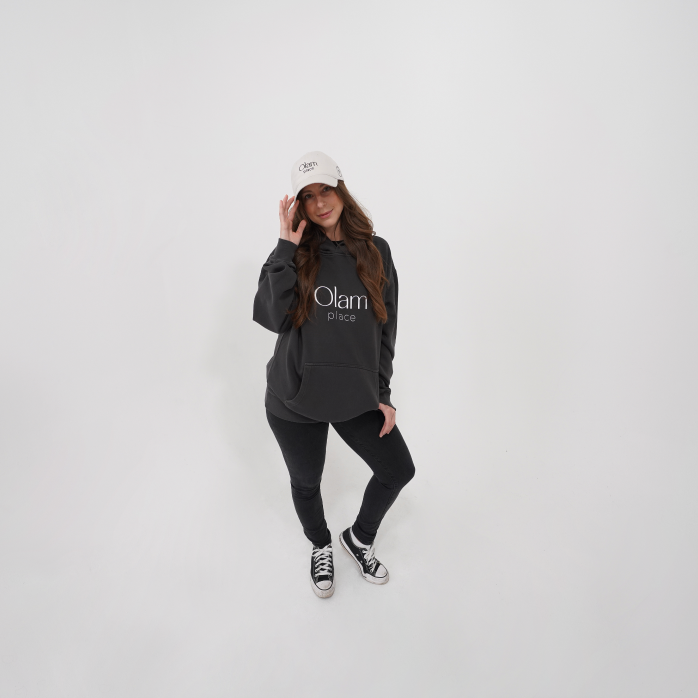 Faded Black Unisex Hoodie