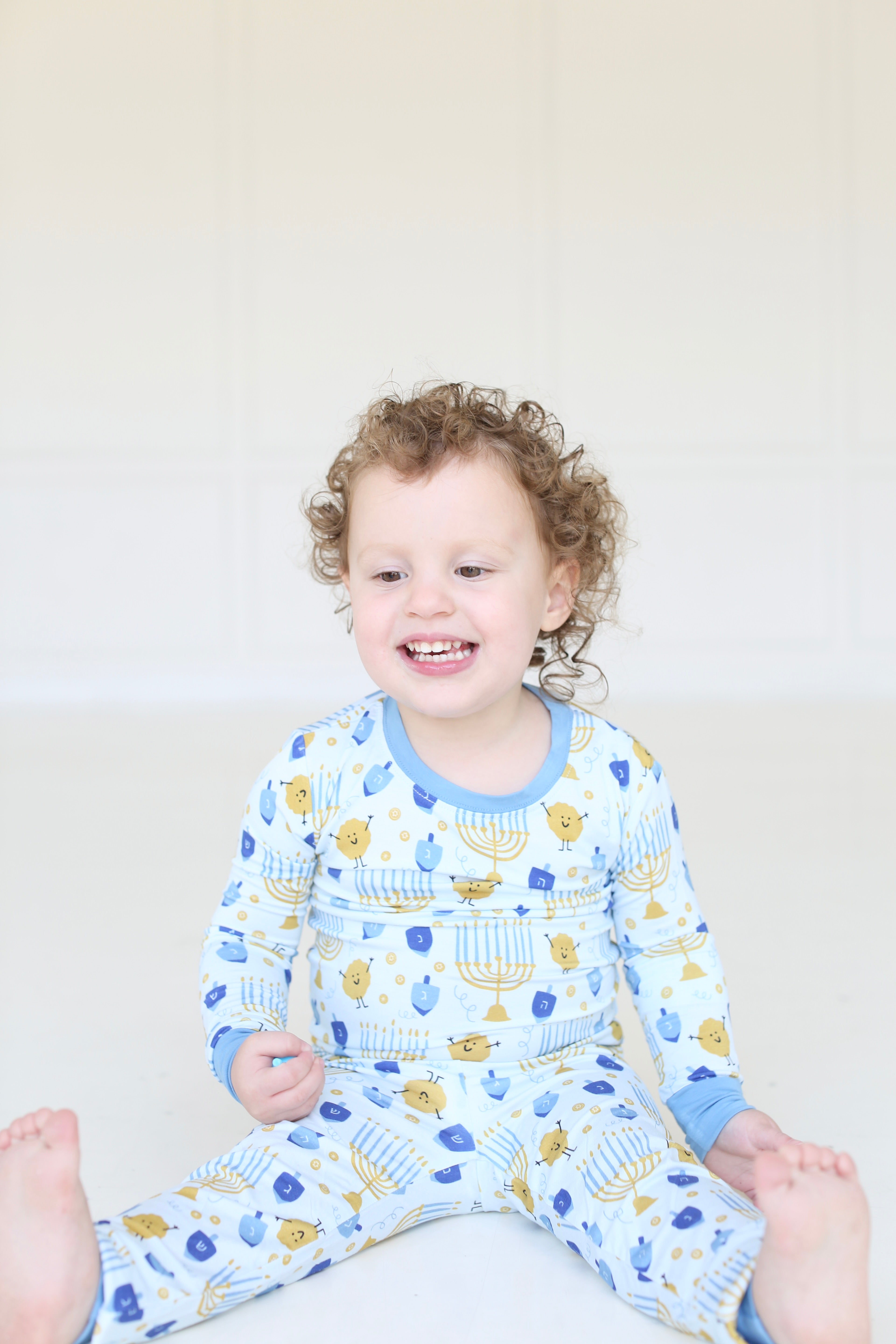 Latkes & Light Two-Piece Pajama Set