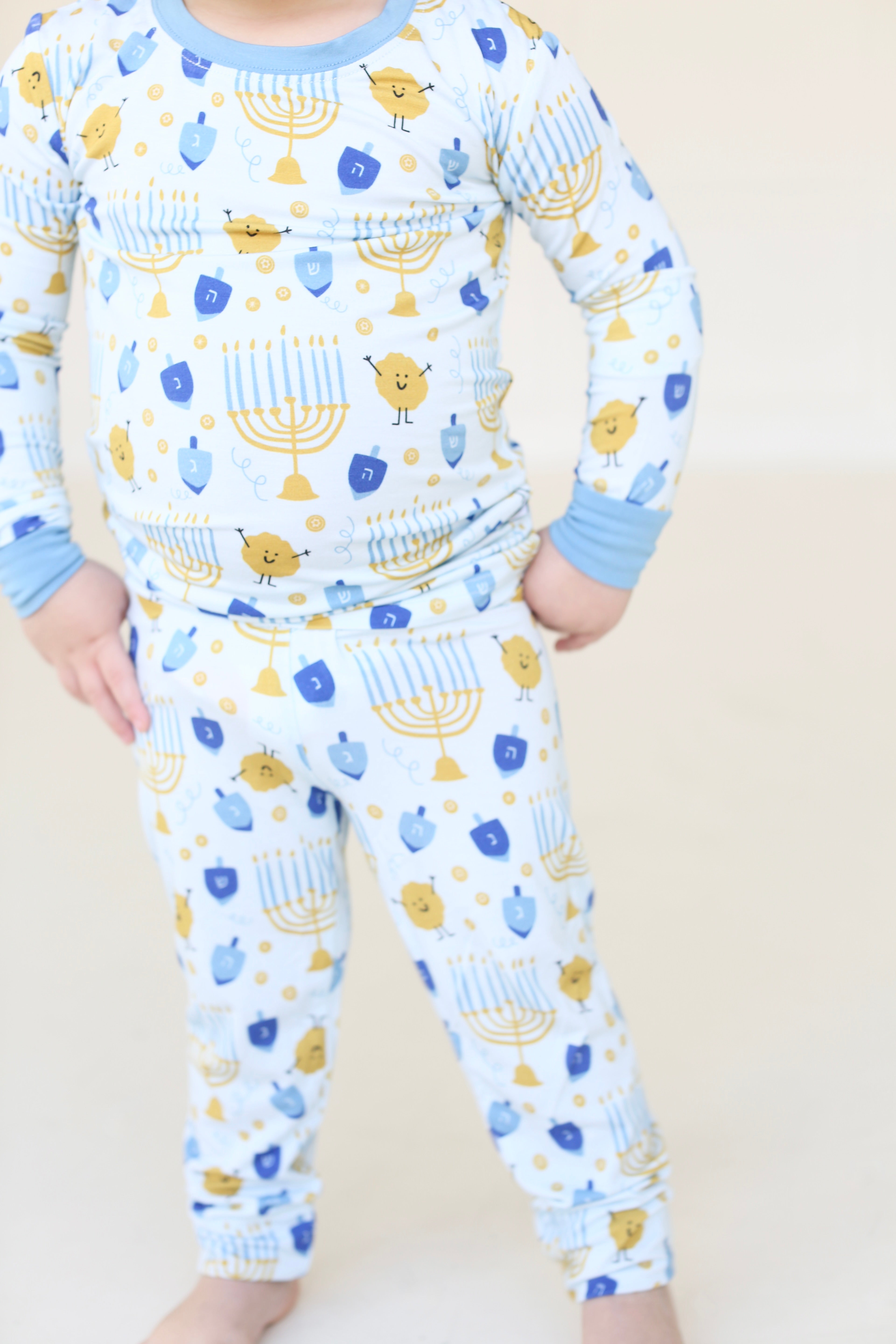 Latkes & Light Two-Piece Pajama Set