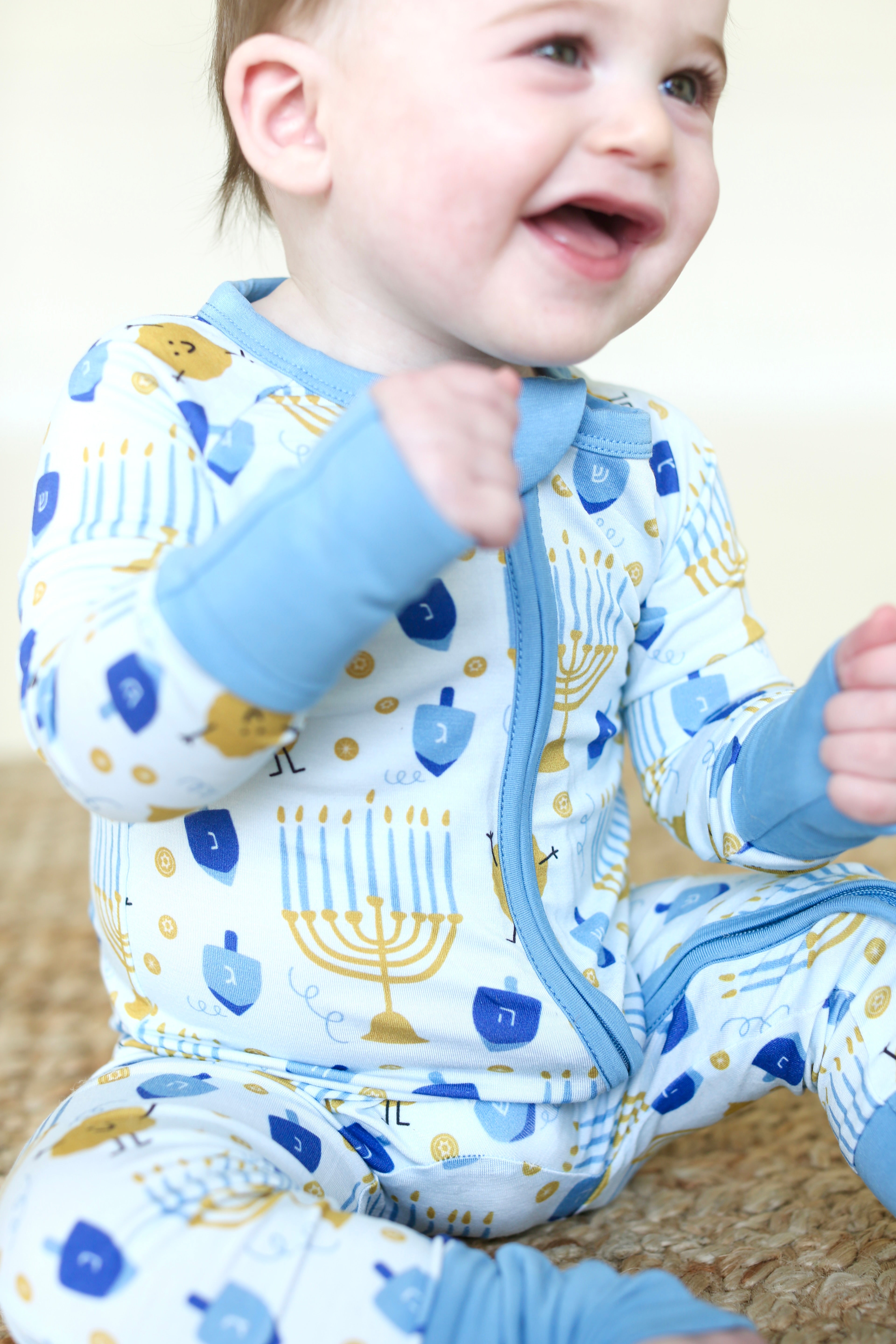 Latkes & Light Zippy Pajama