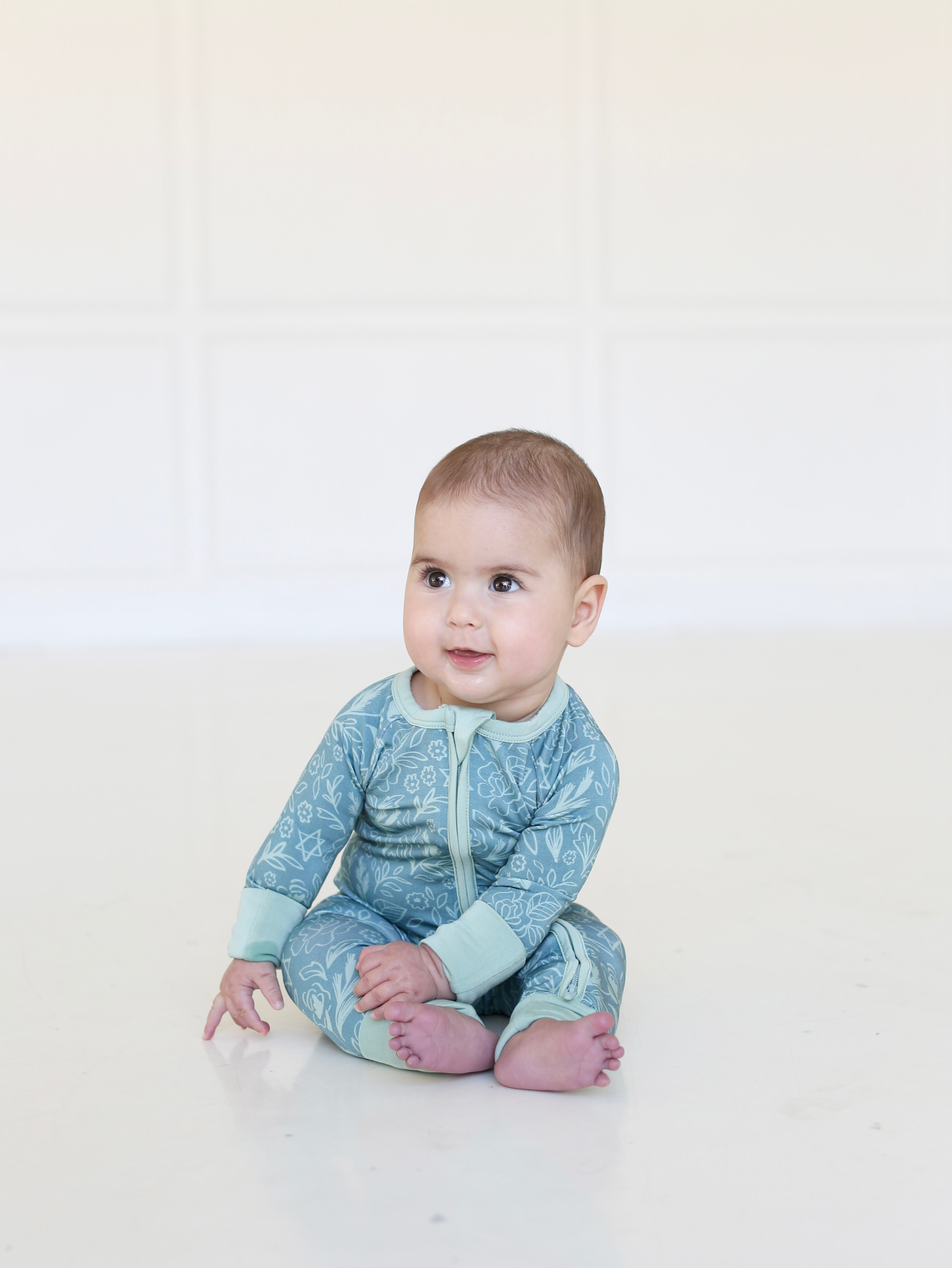Sage Bloom Zippy Pajama