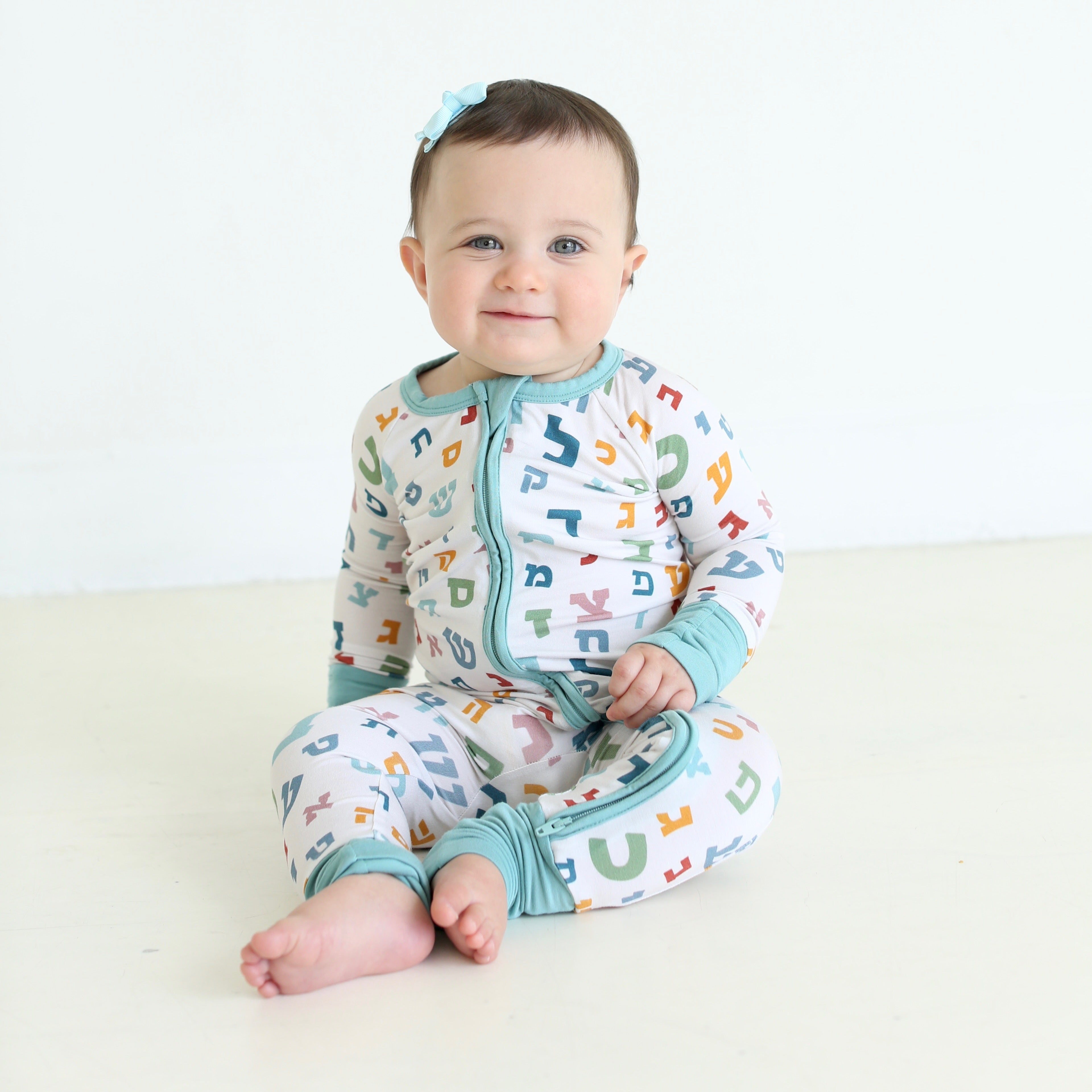 Aleph Bet Zippy Pajama