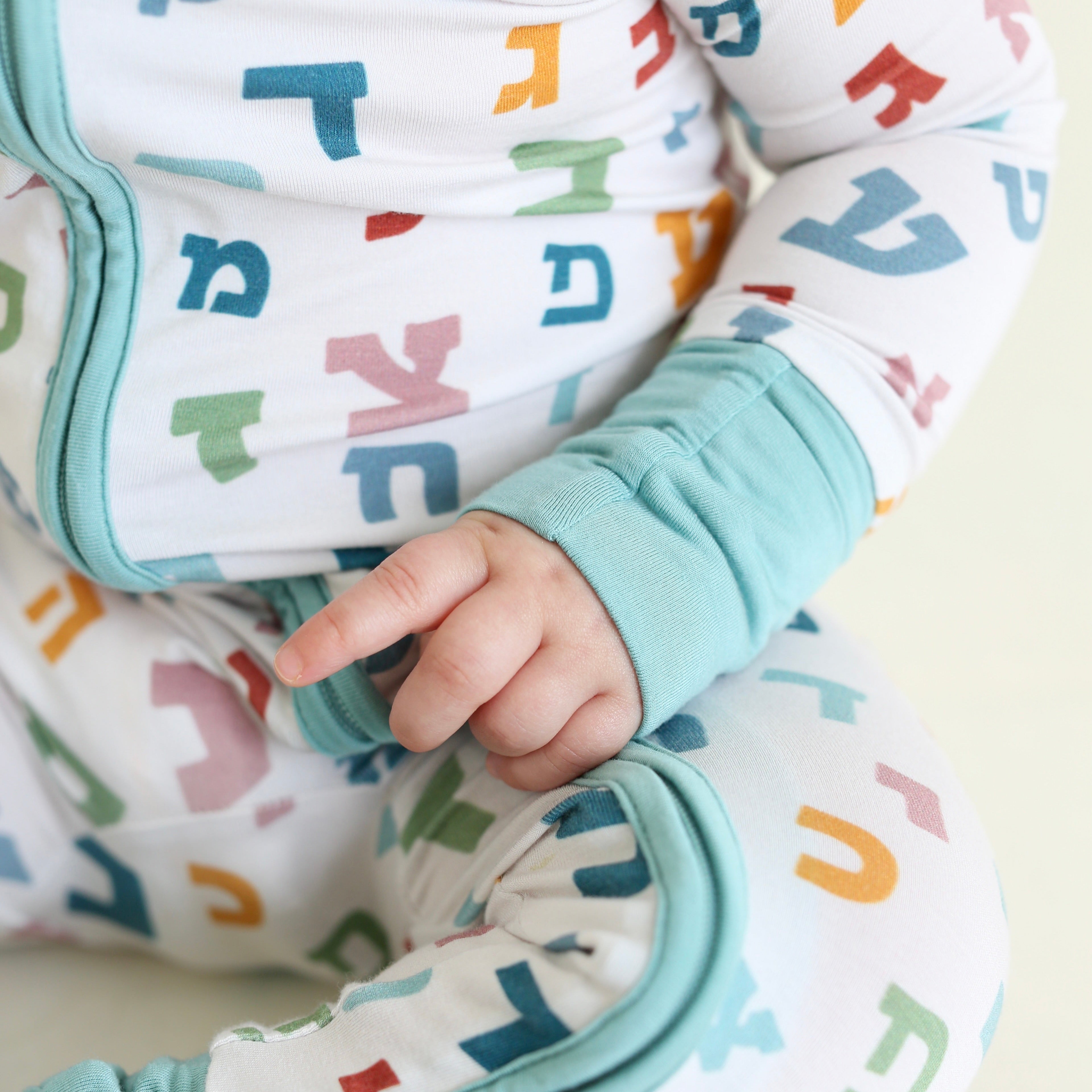 Aleph Bet Zippy Pajama