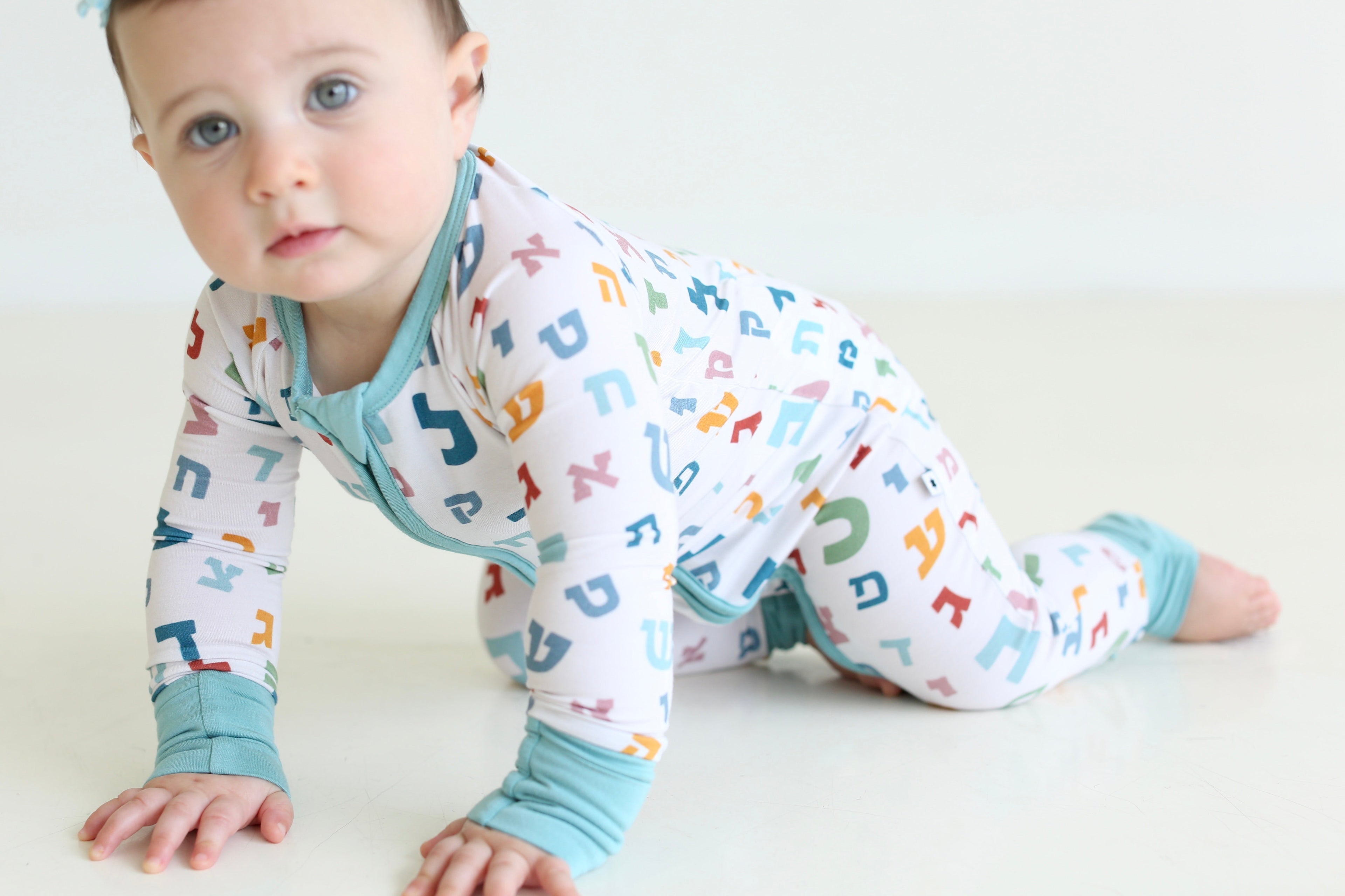 Aleph Bet Zippy Pajama