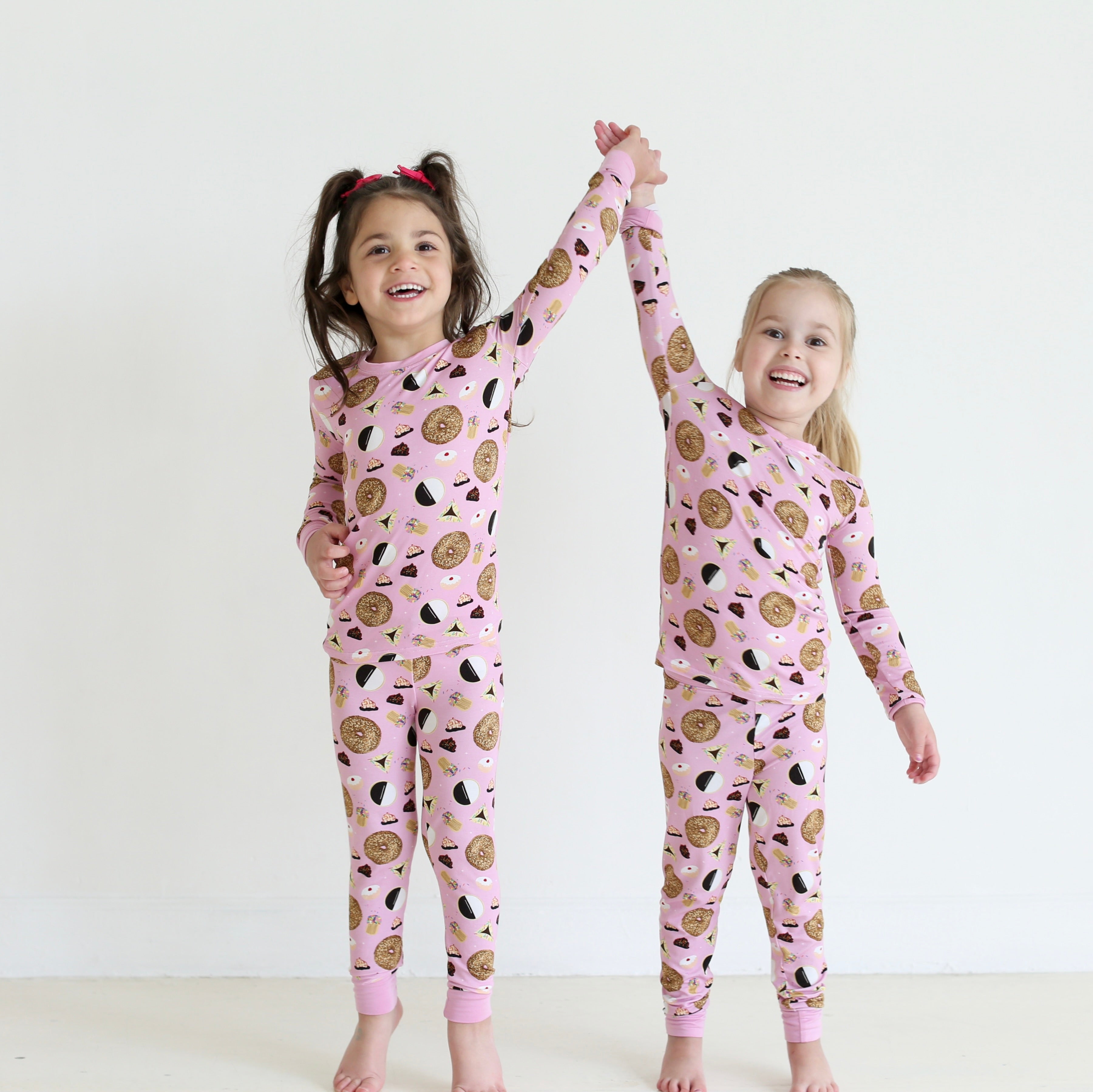 Pink Jewish Treats Two-Piece Pajama Set