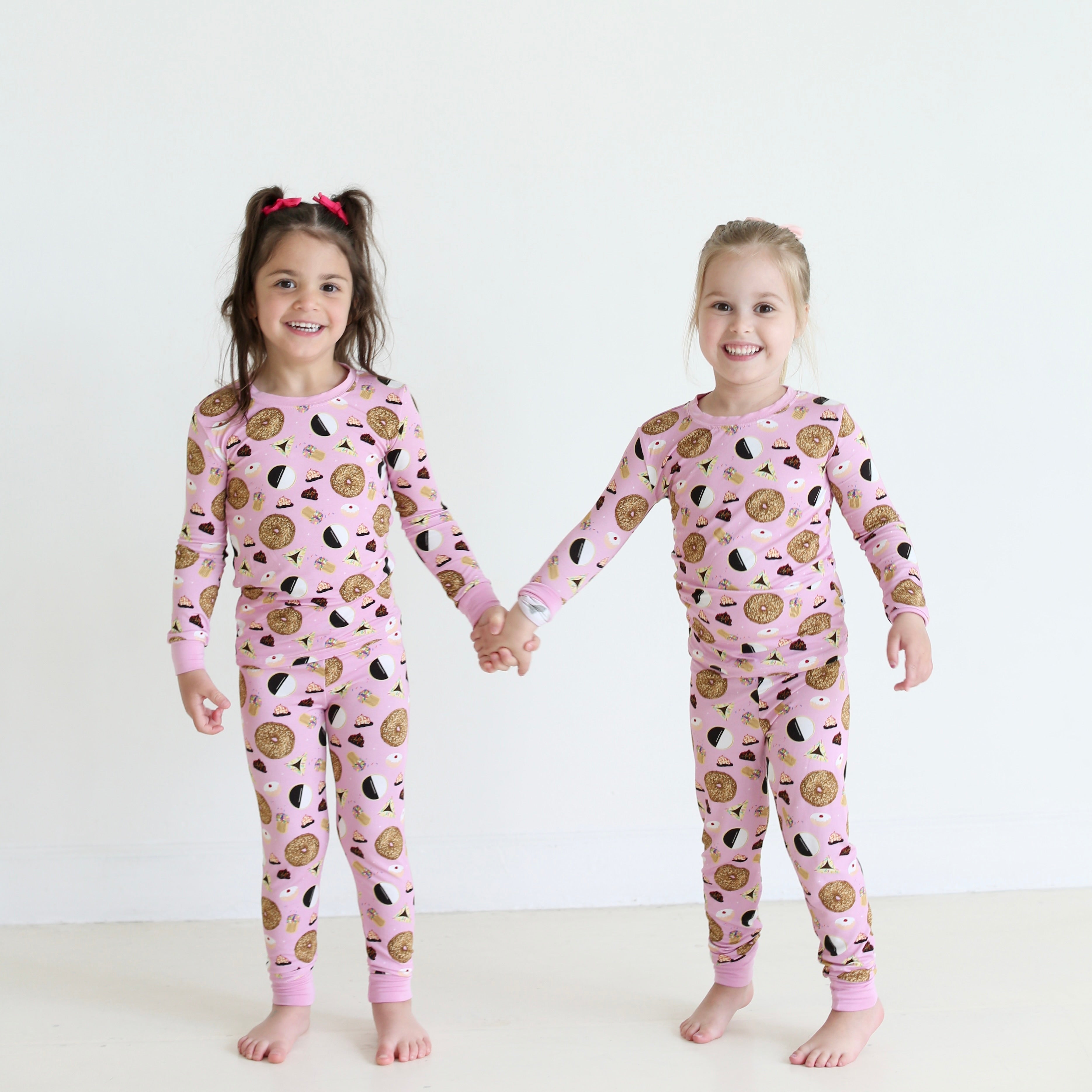Pink Jewish Treats Two-Piece Pajama Set