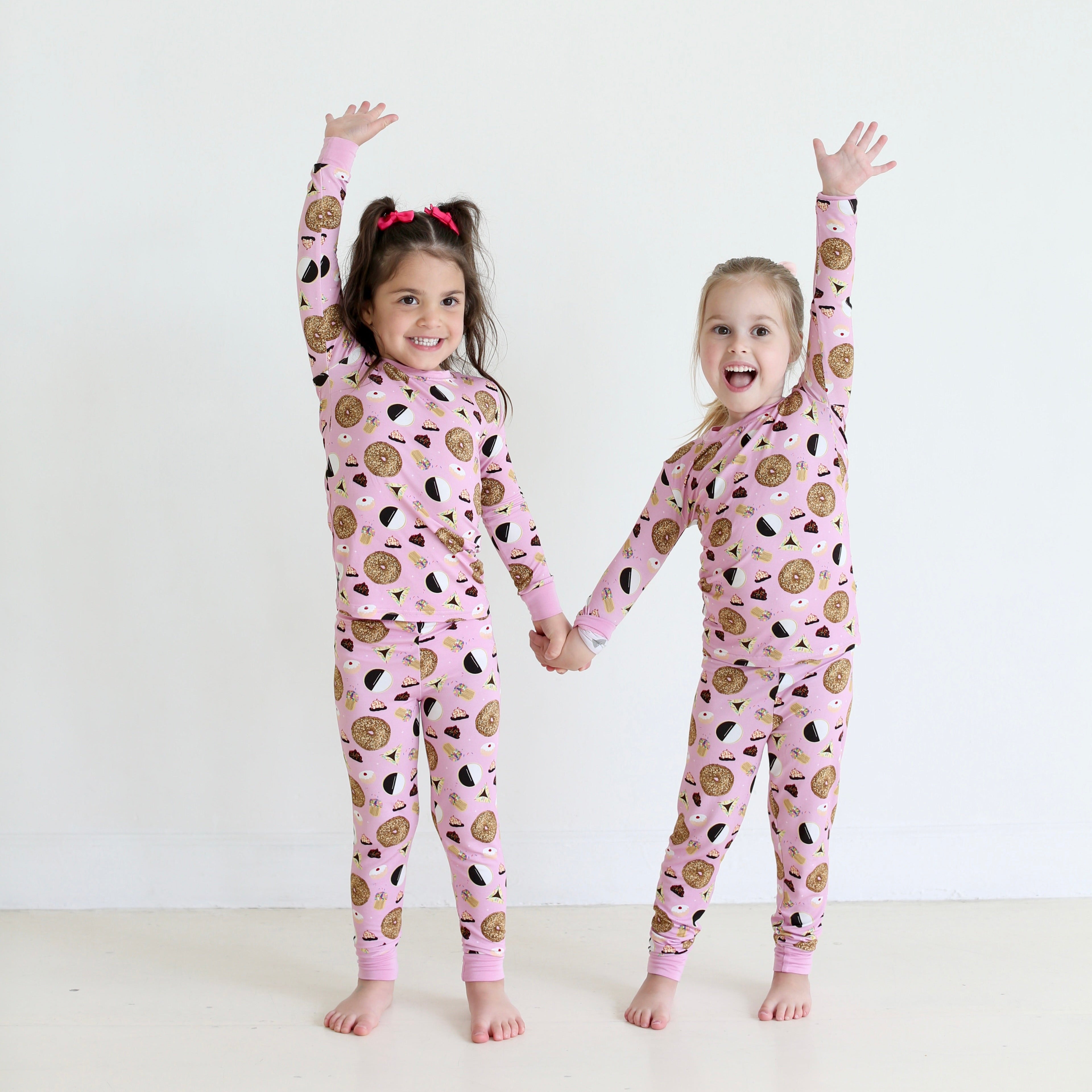 Pink Jewish Treats Two-Piece Pajama Set
