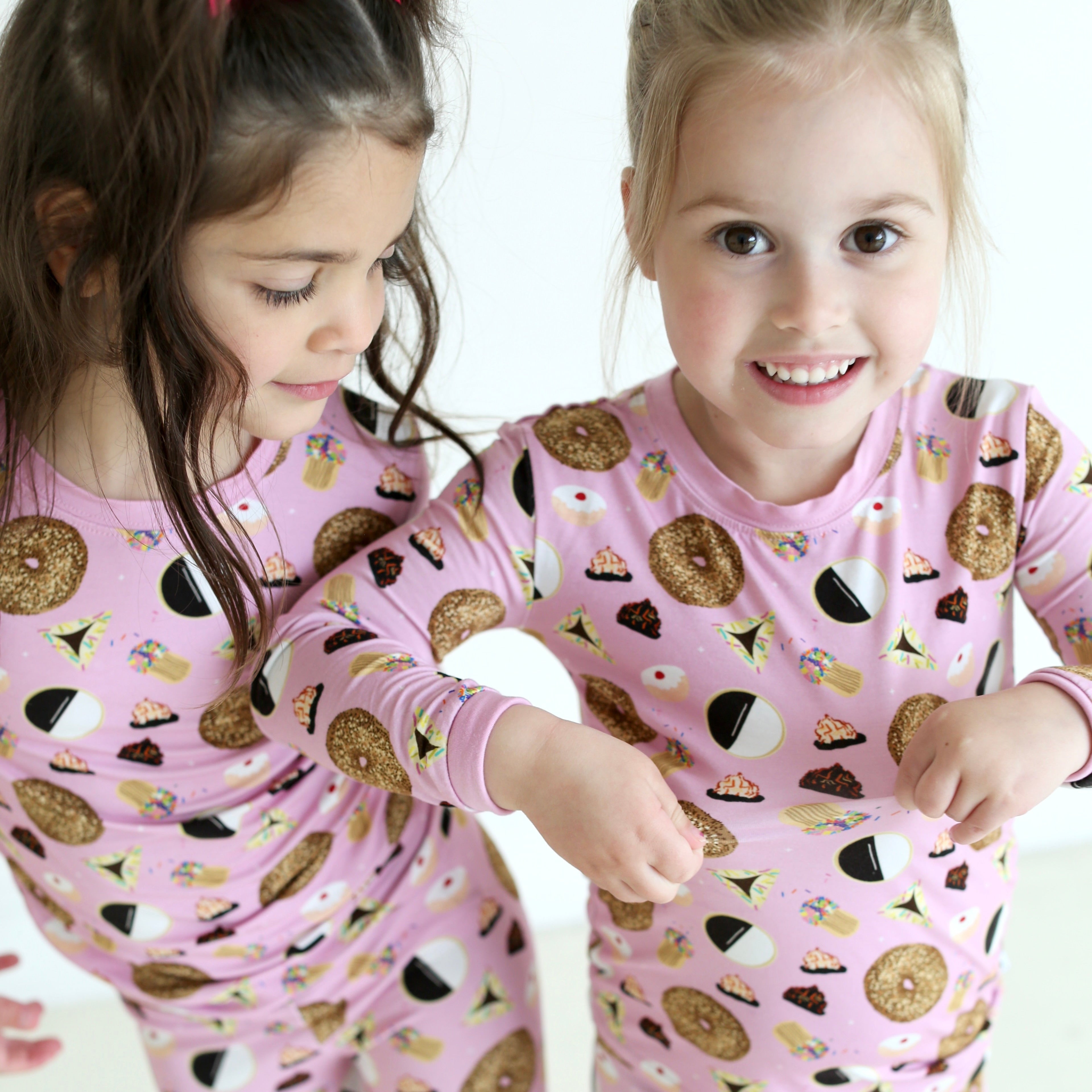 Pink Jewish Treats Two-Piece Pajama Set