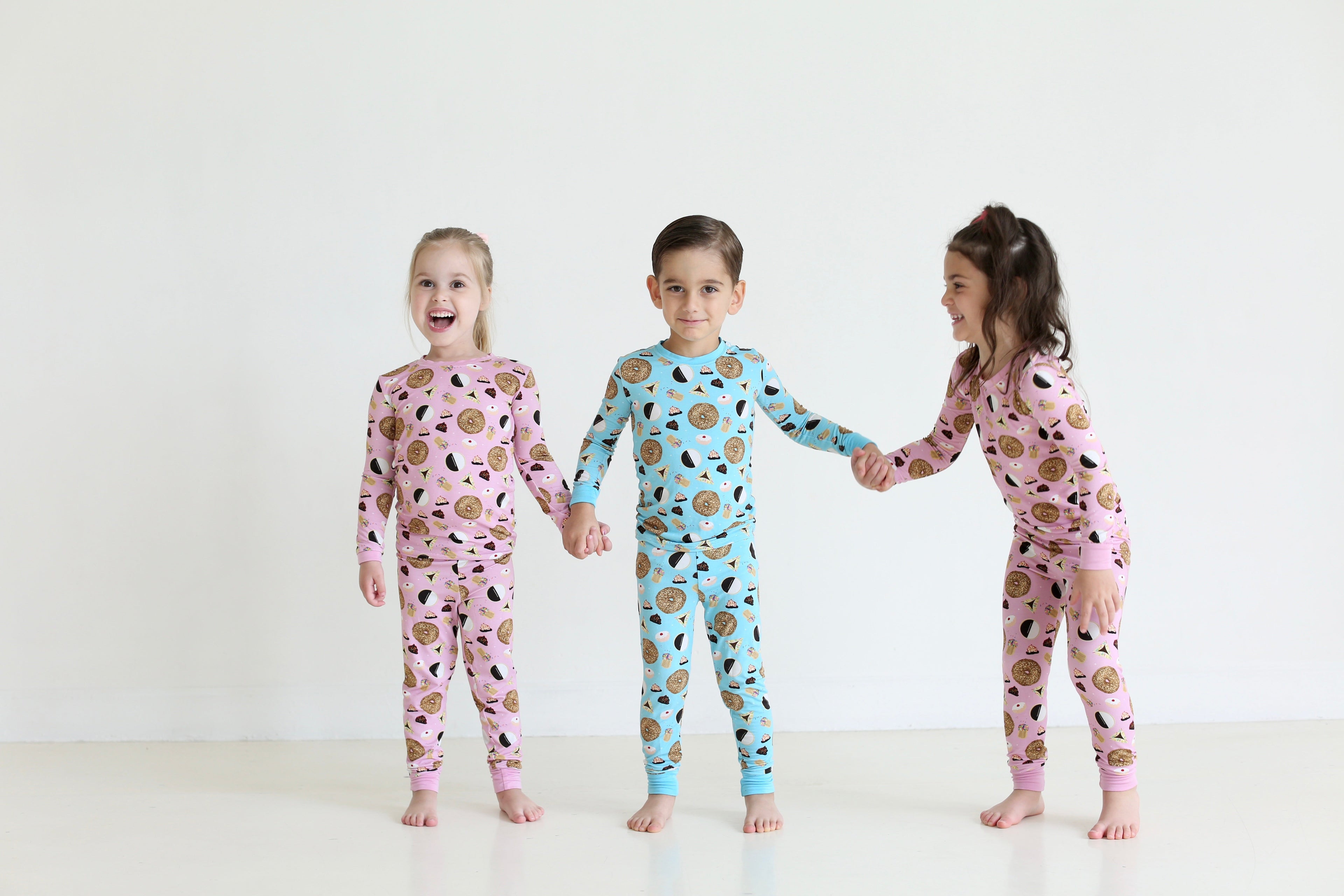 Pink Jewish Treats Two-Piece Pajama Set