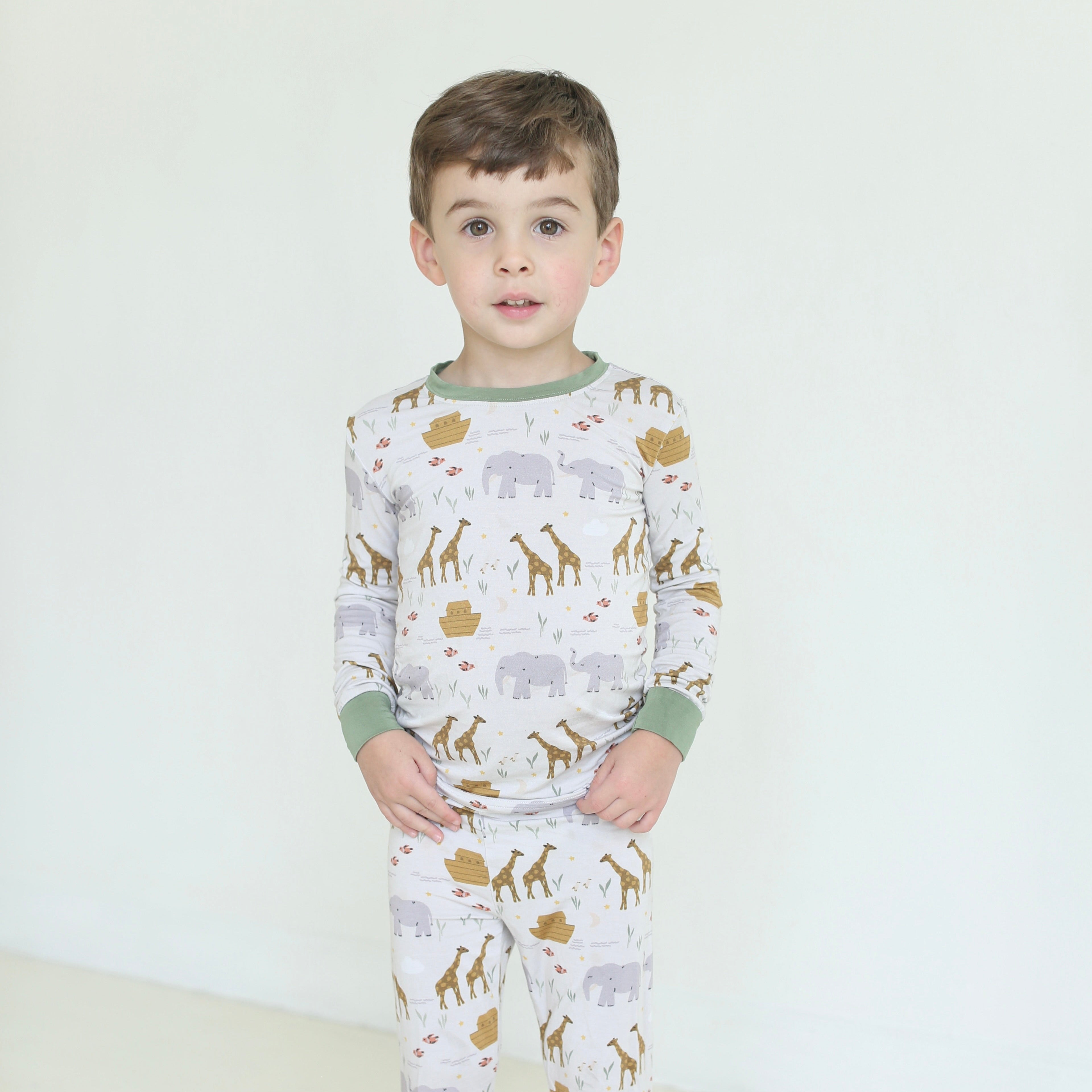 Noah’s Ark Two-Piece Pajama Set