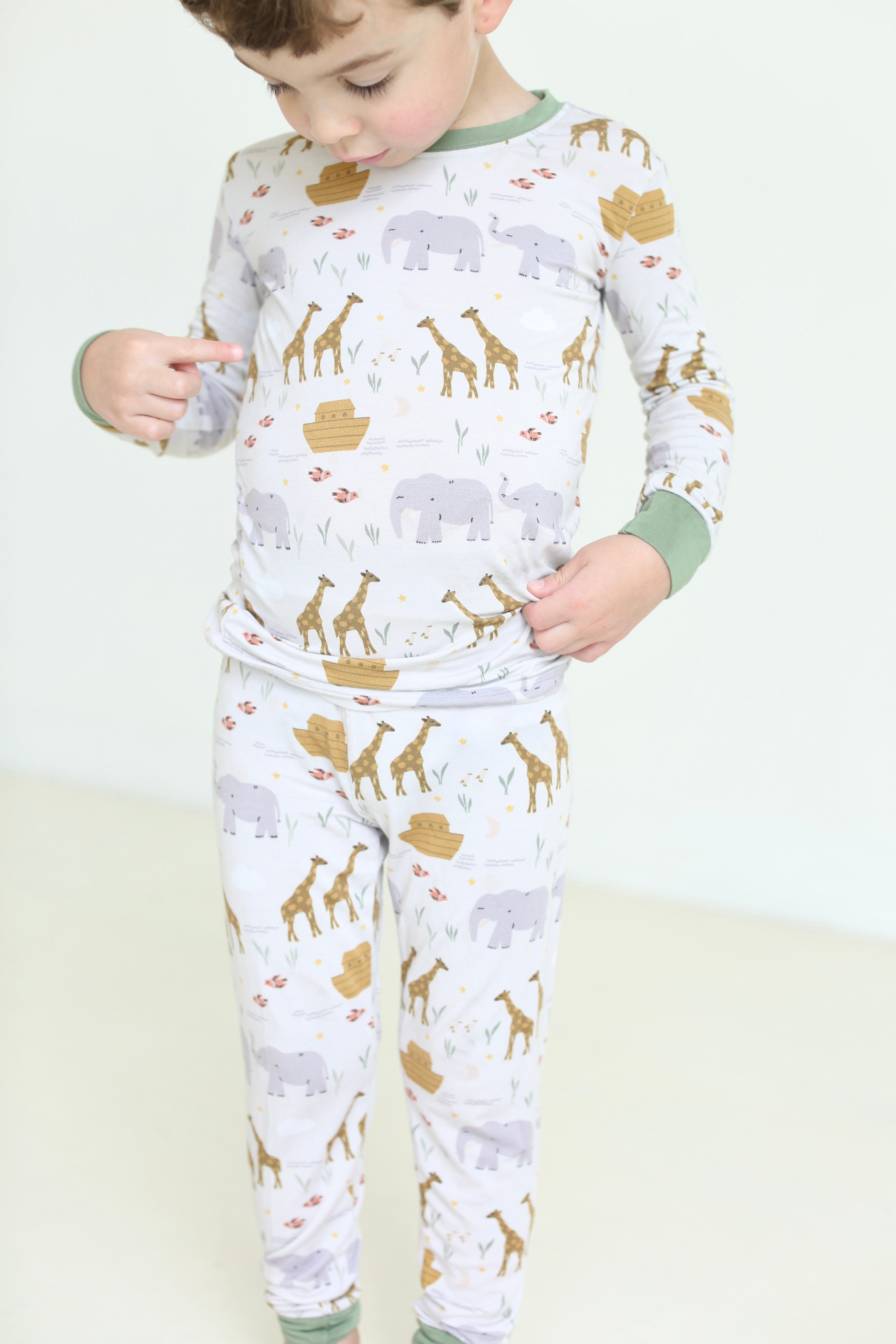 Noah’s Ark Two-Piece Pajama Set