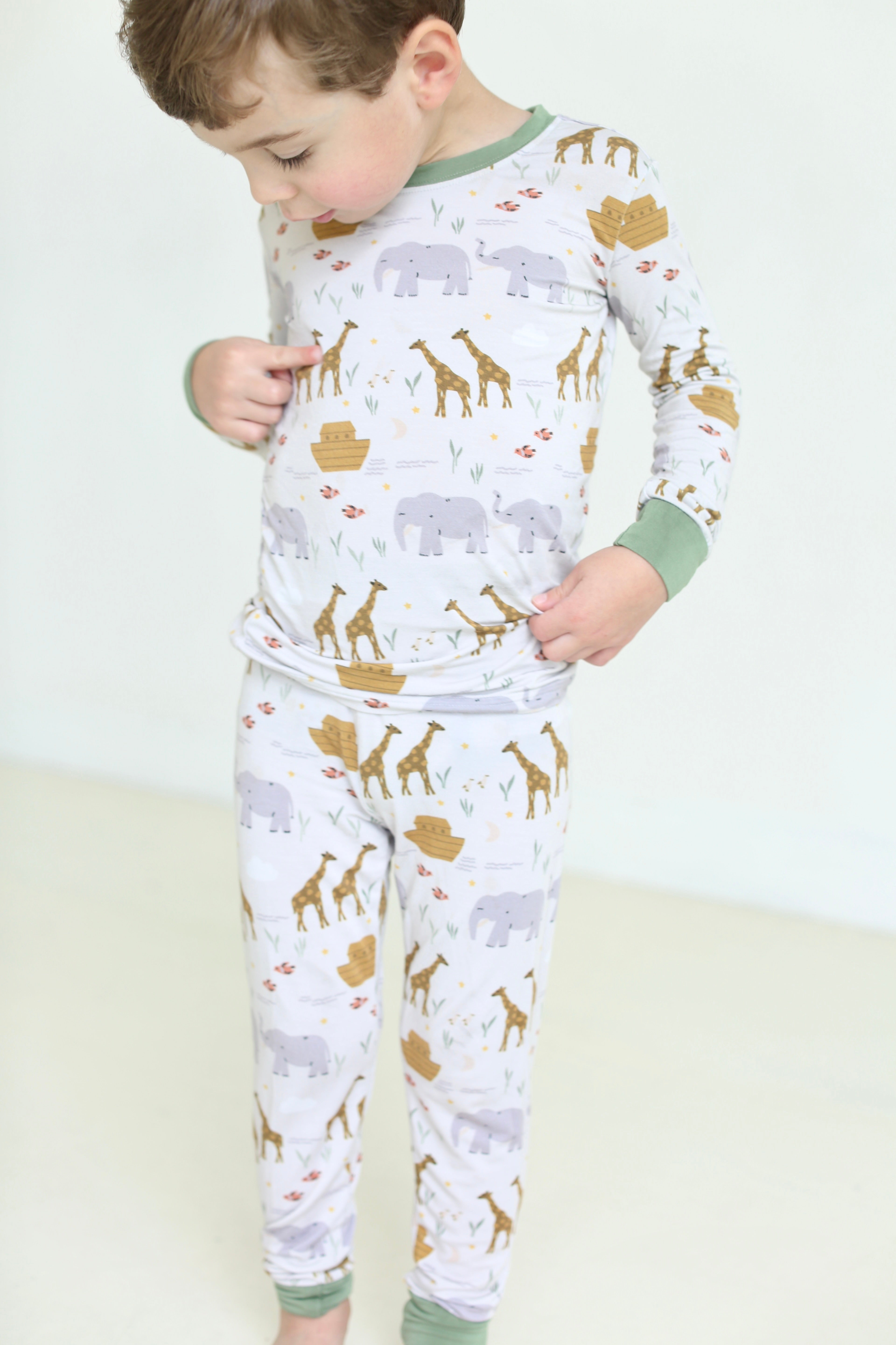 Noah’s Ark Two-Piece Pajama Set