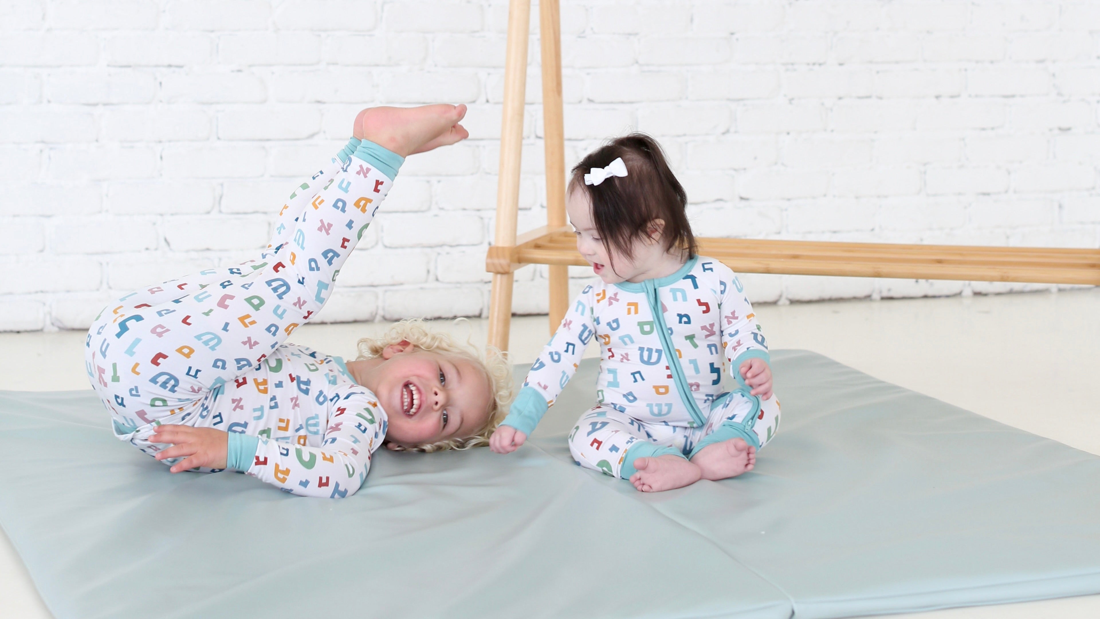 Aleph Bet Zippy Pajama