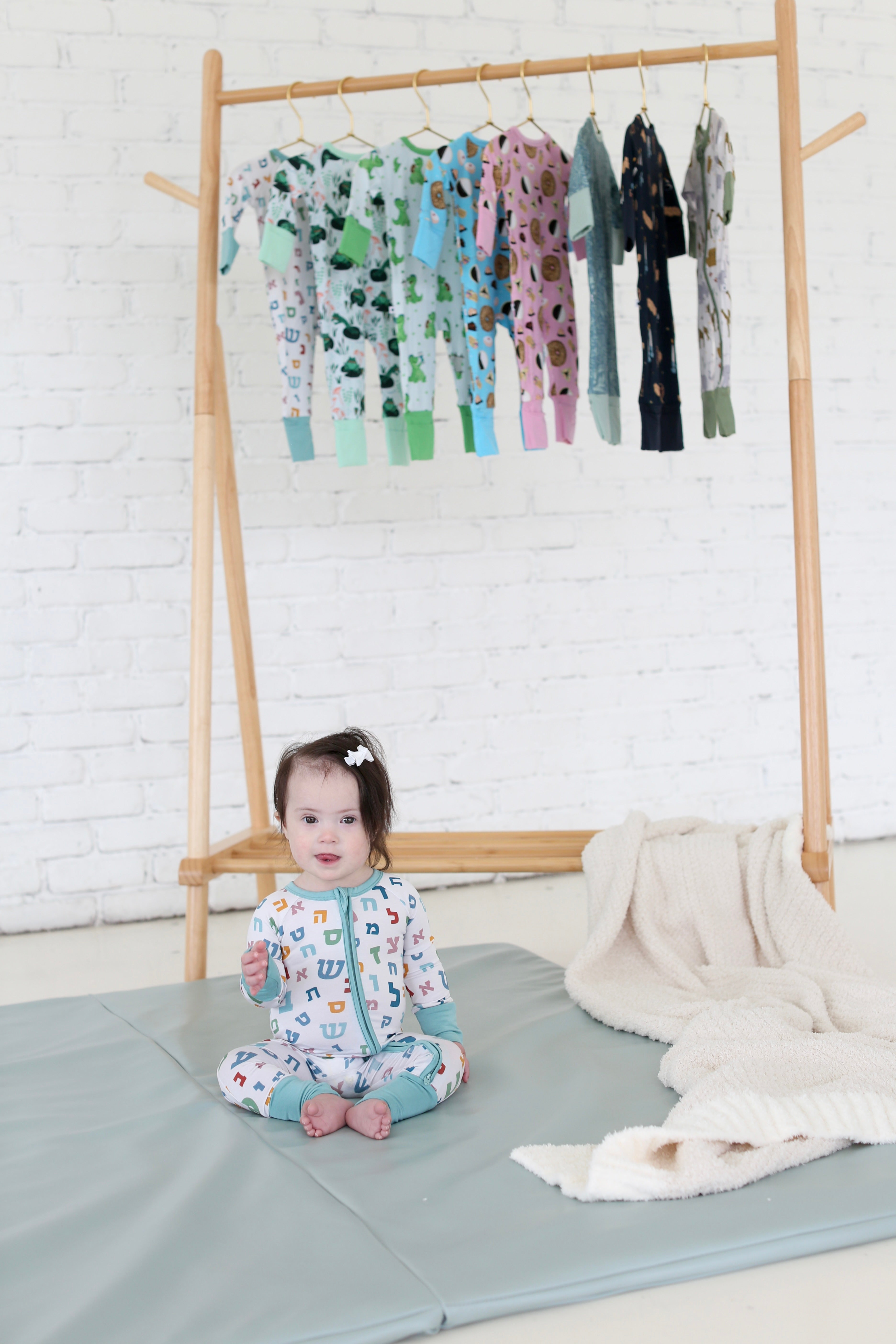 Aleph Bet Zippy Pajama