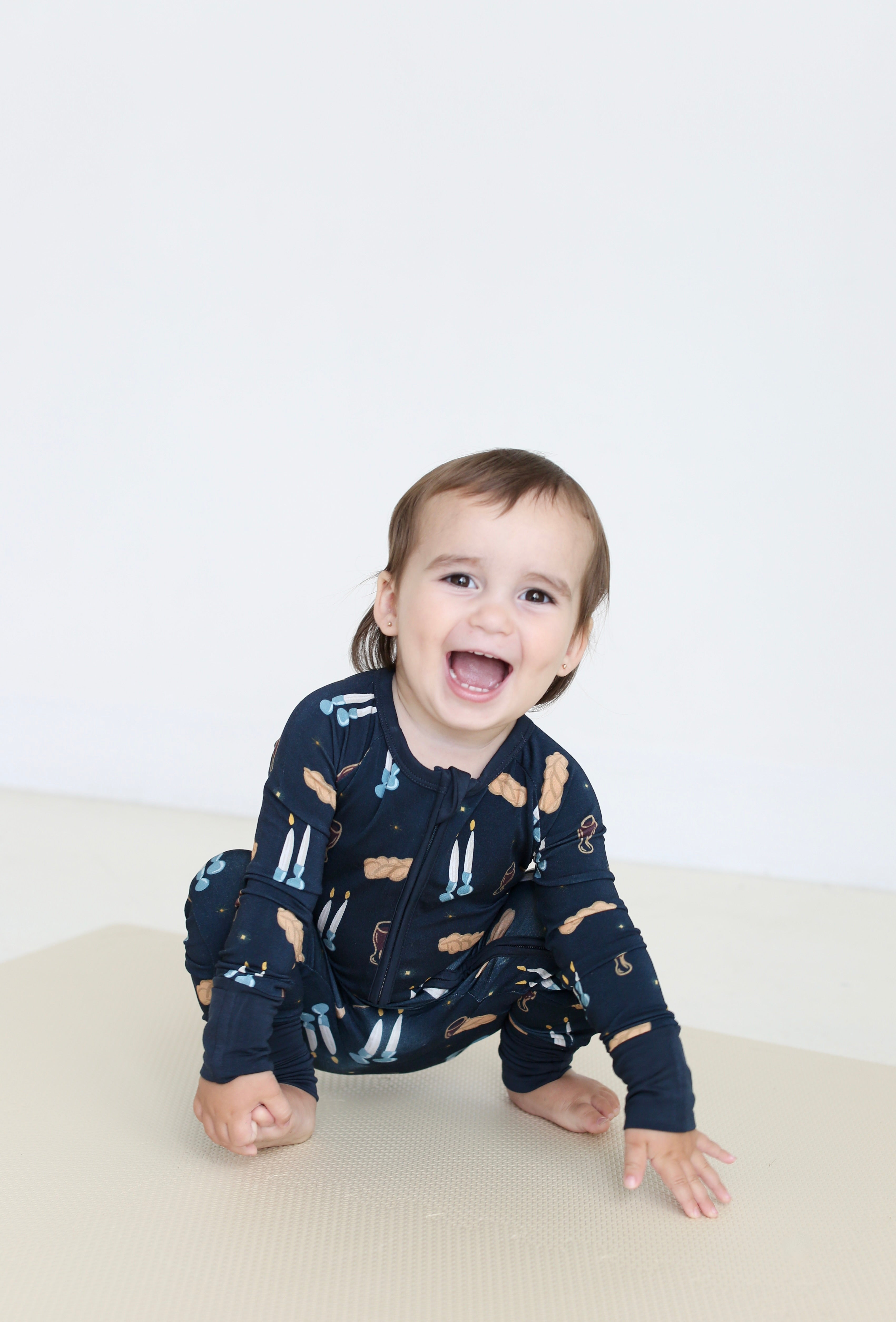 Shabbat Candles & Challah Zippy Pajama