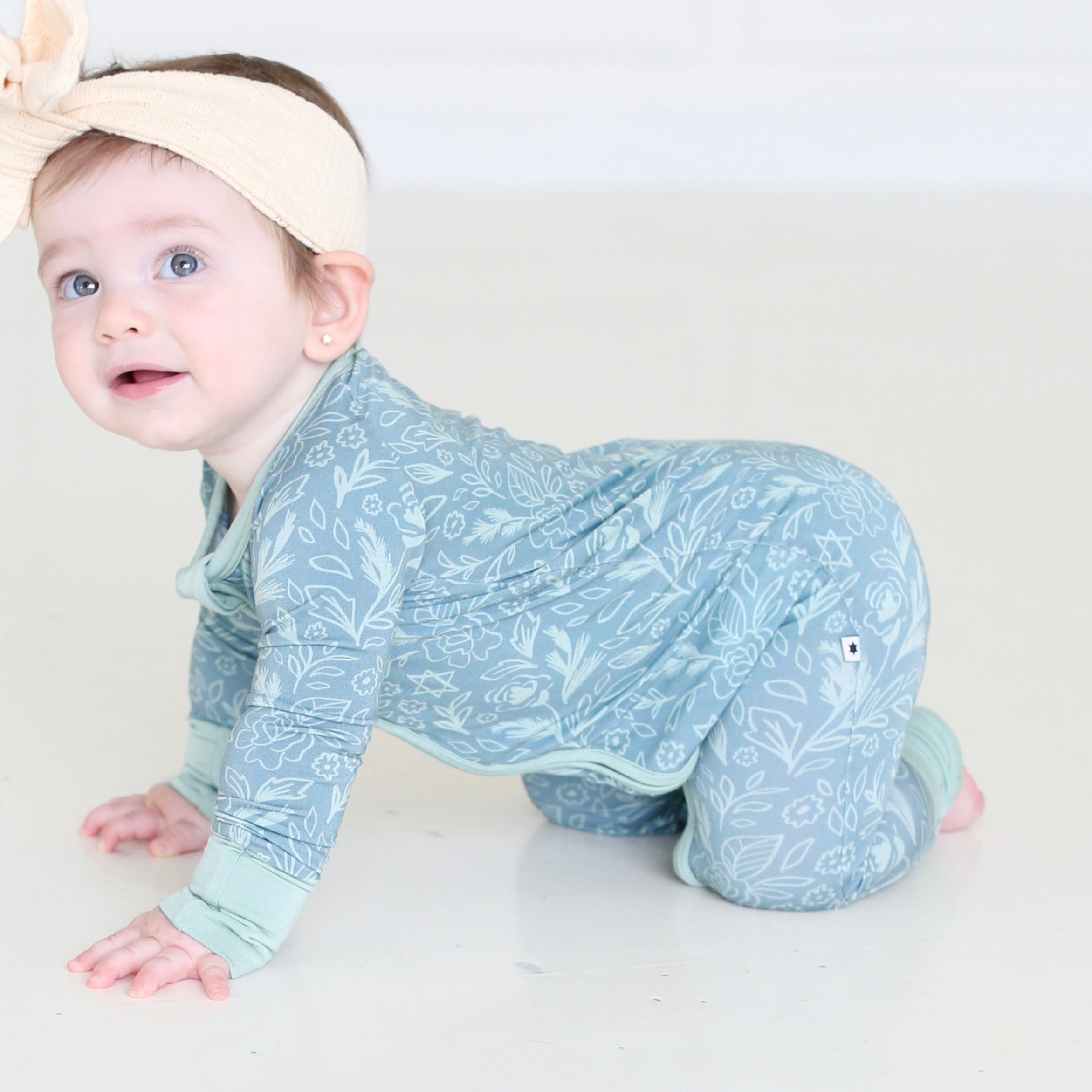 Sage Bloom Zippy Pajama