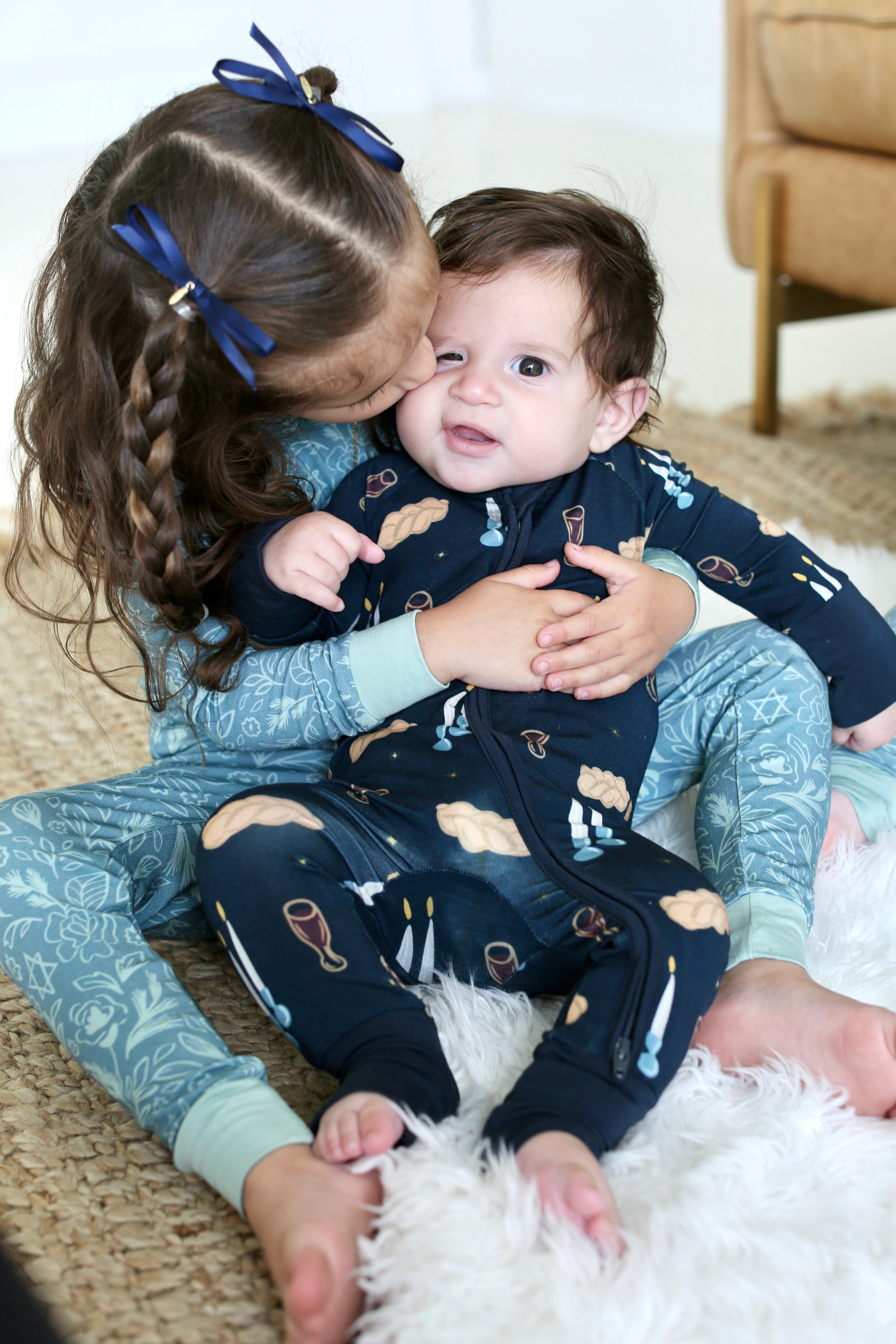 Shabbat Candles & Challah Zippy Pajama