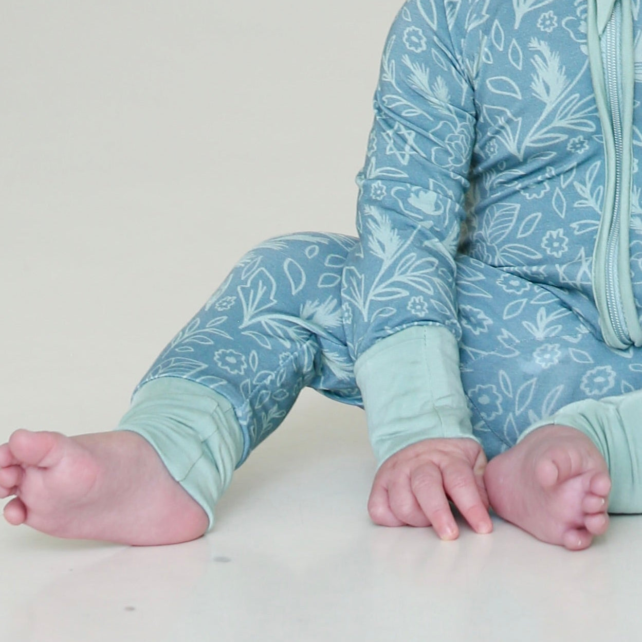 Sage Bloom Zippy Pajama
