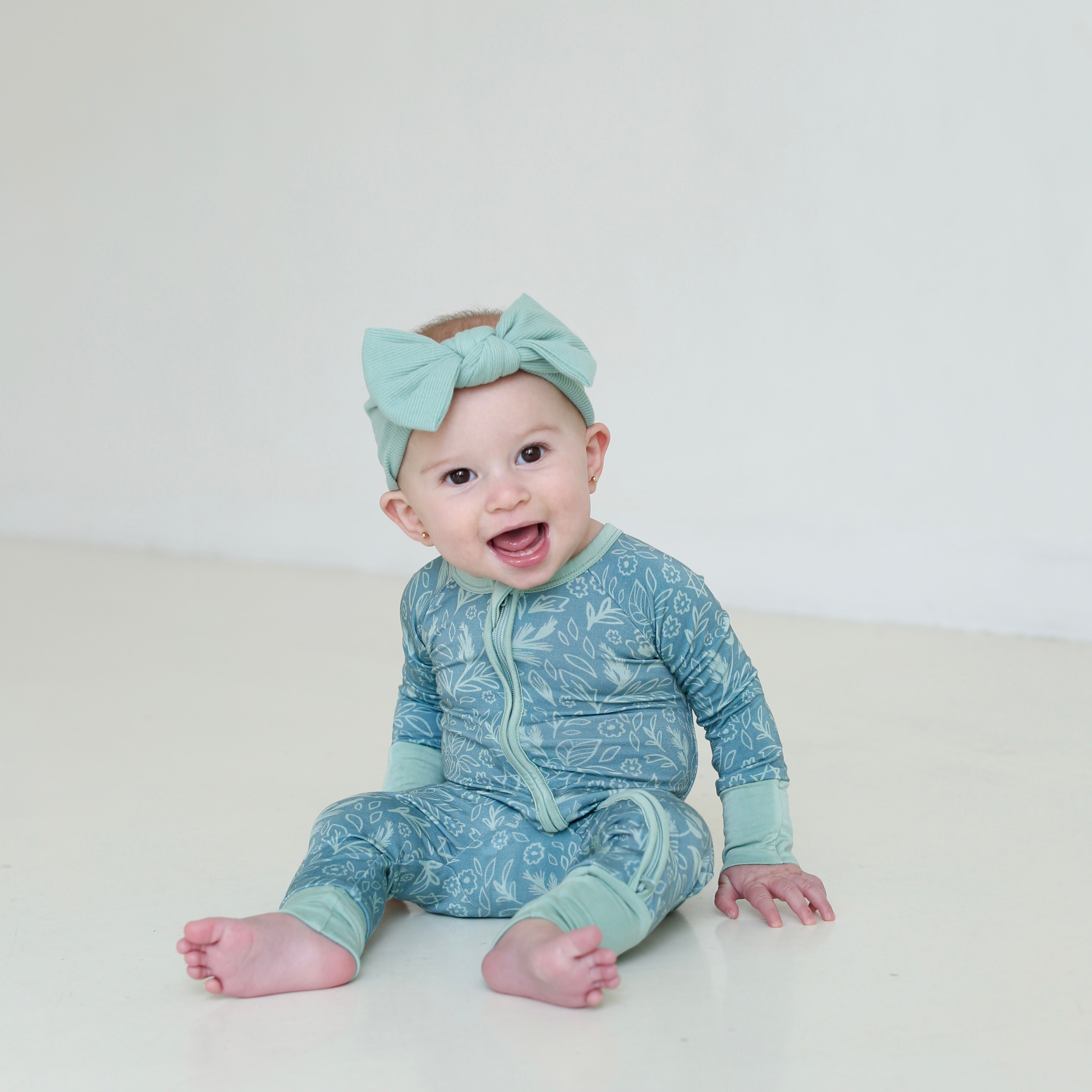 Sage Bloom Zippy Pajama