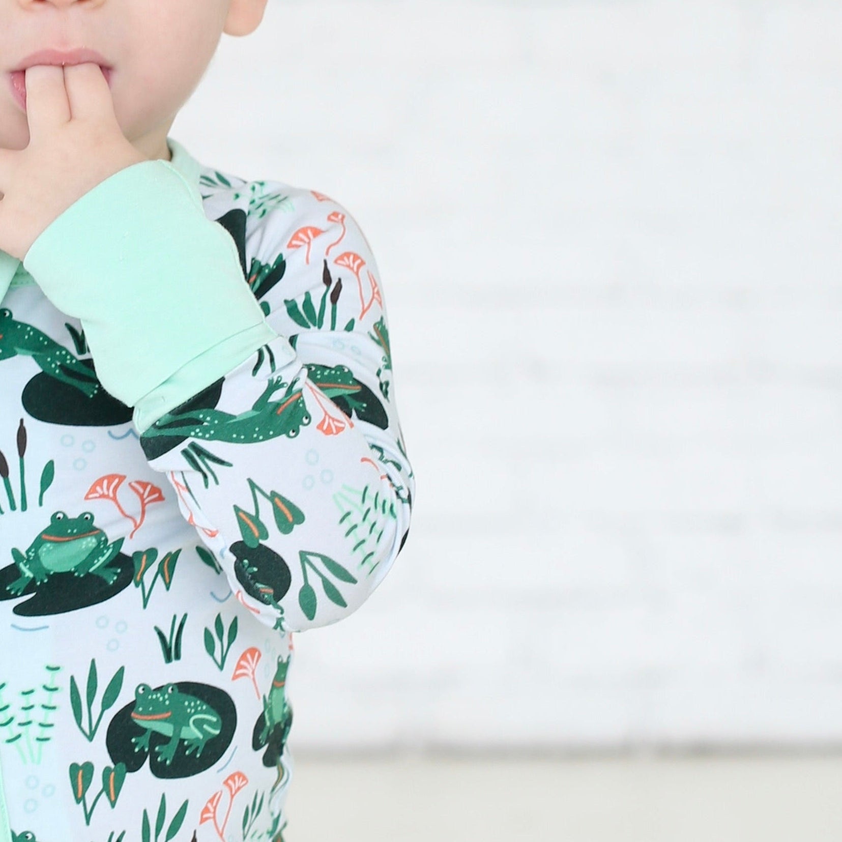 Jumping Frogs Two-Piece Pajama Set