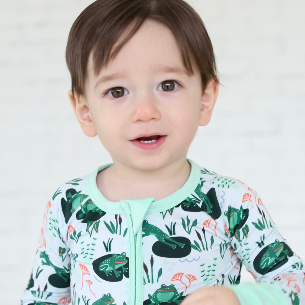 Jumping Frogs Zippy Pajama