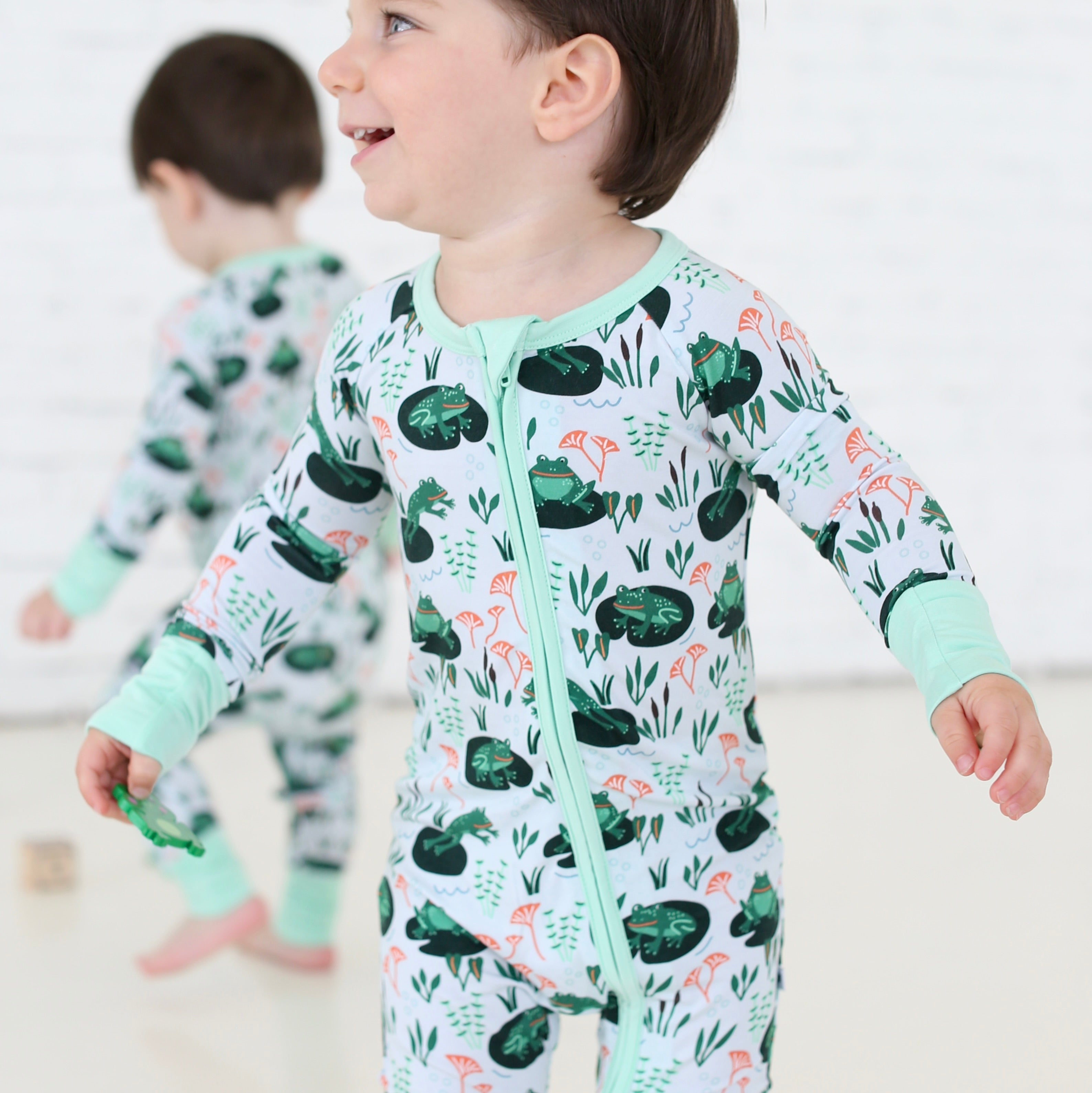 Jumping Frogs Zippy Pajama