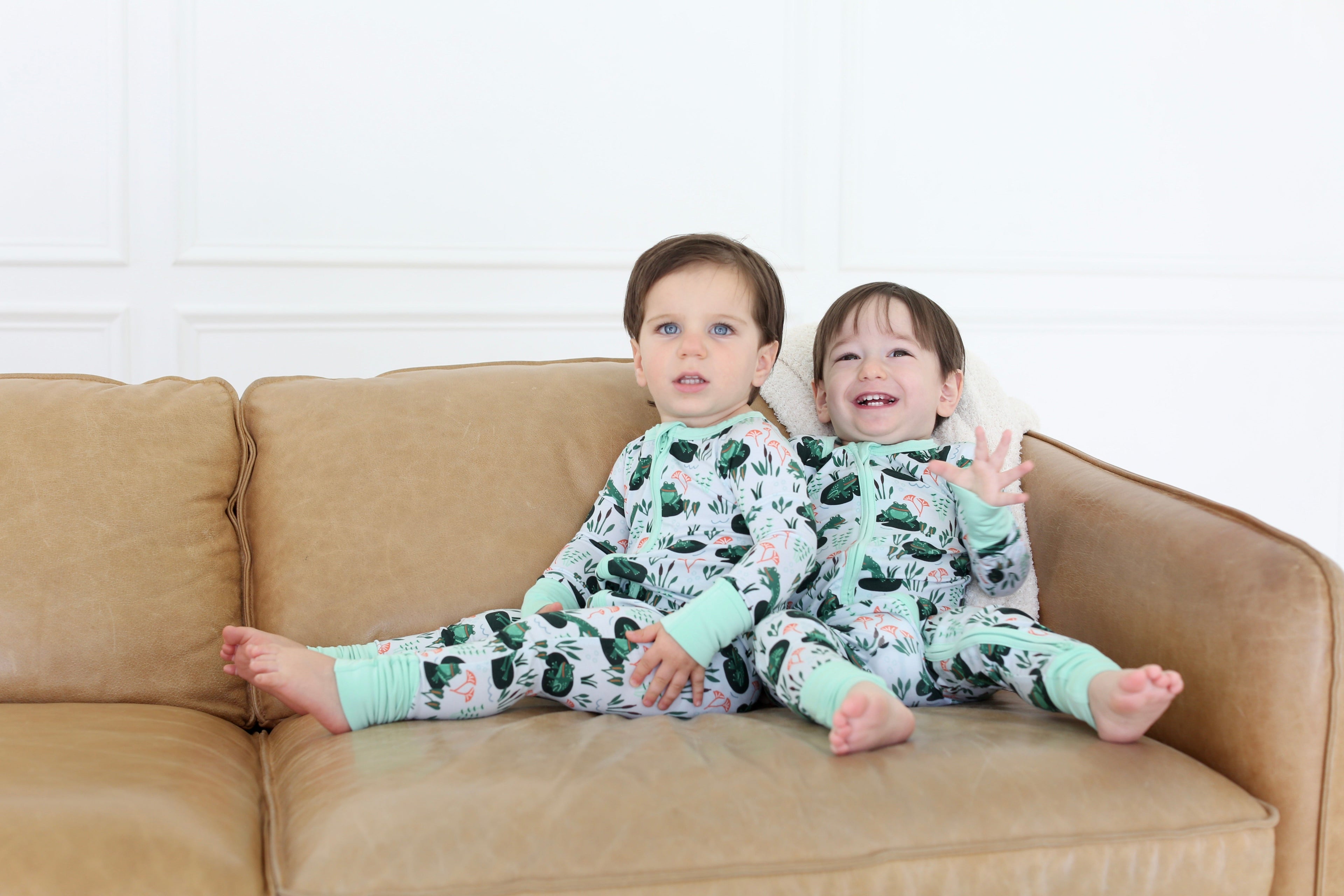 Jumping Frogs Zippy Pajama