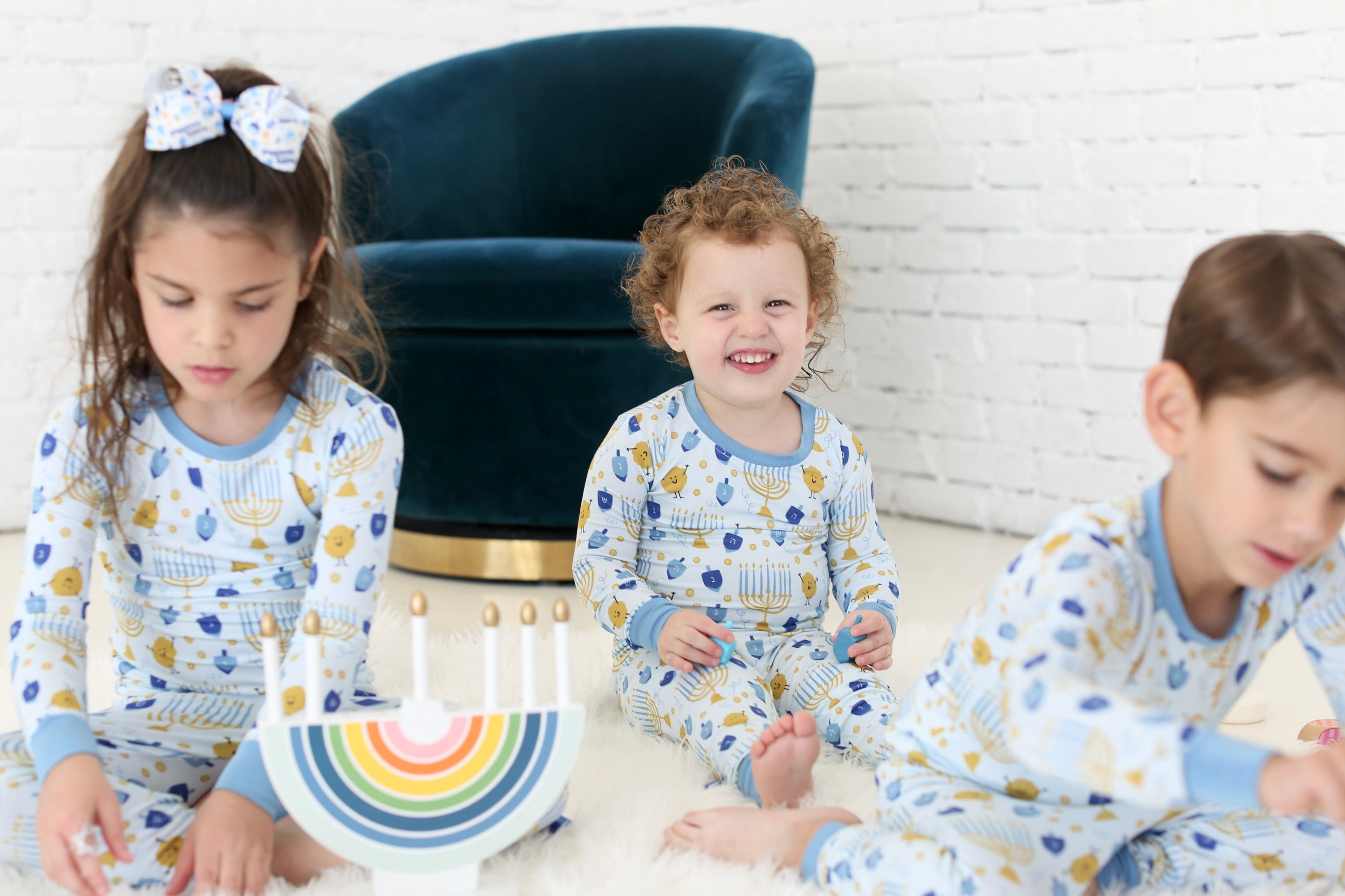 Latkes & Light Two-Piece Pajama Set