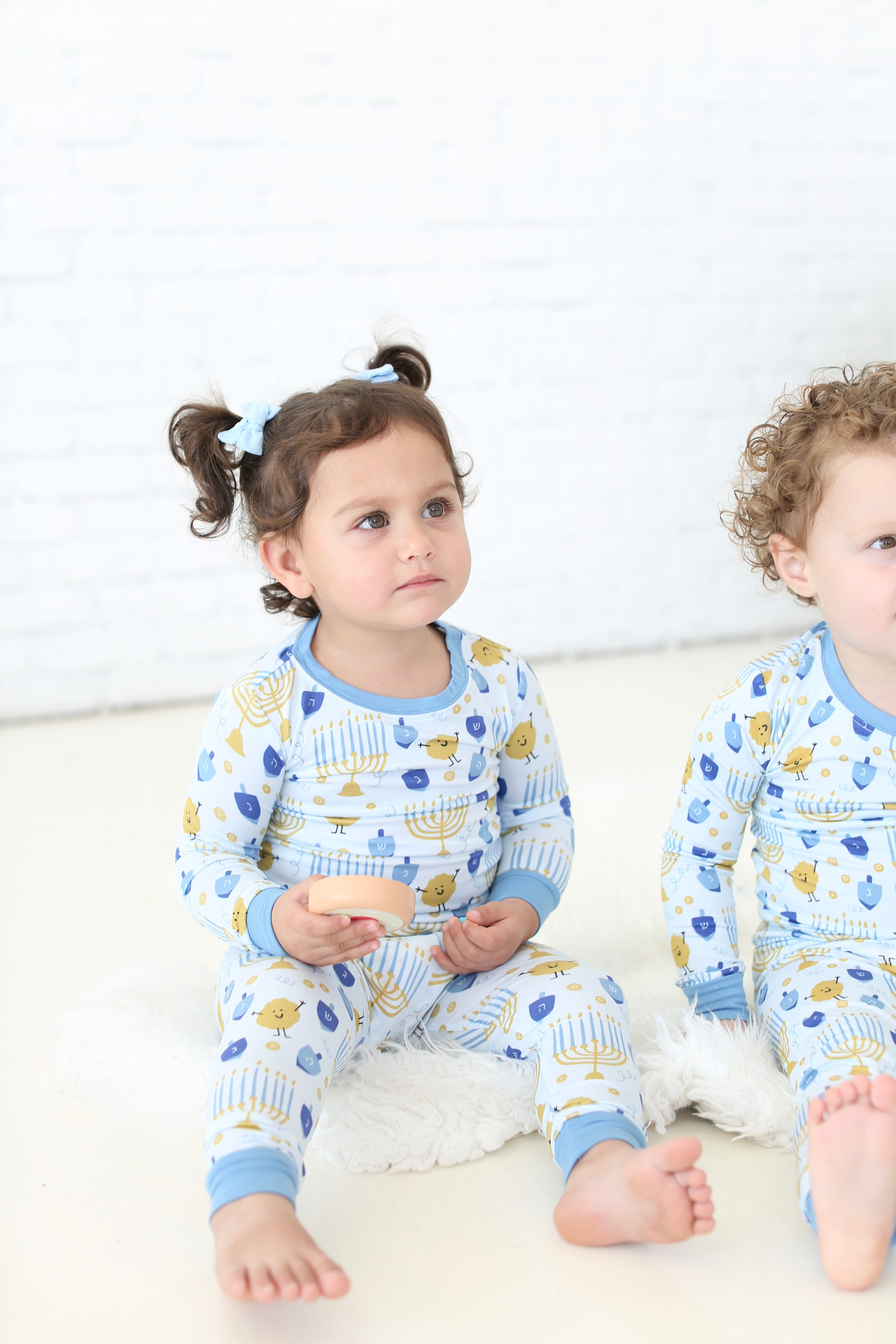 Latkes & Light Two-Piece Pajama Set