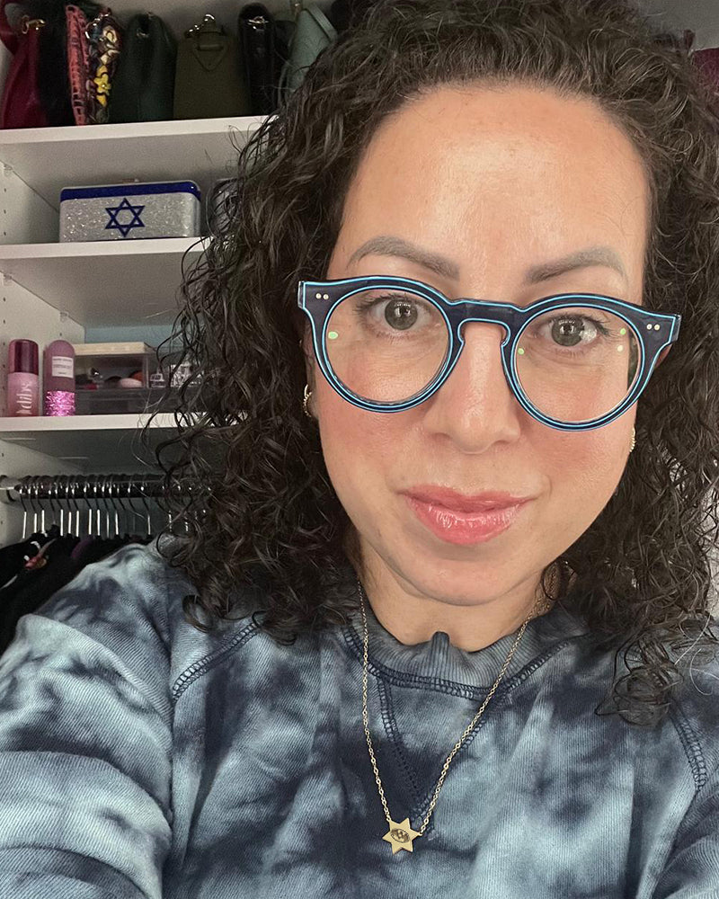 “You Are in Our Hearts” Magen David Pendant Necklace