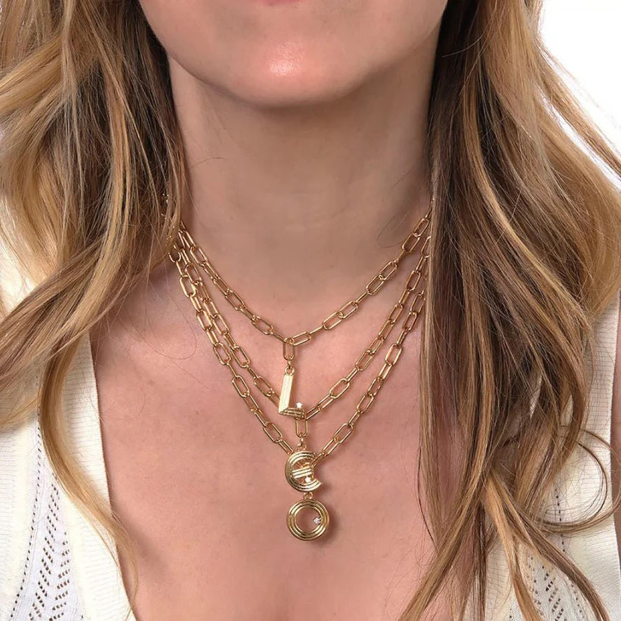 Deco Initial Necklace