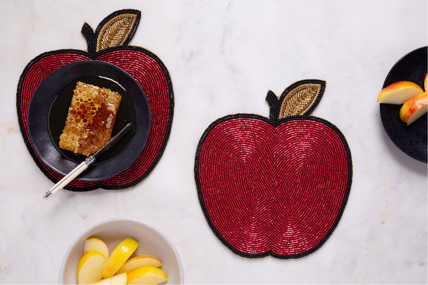 Apple Petite Mats – Rosh Hashanah Table Décor