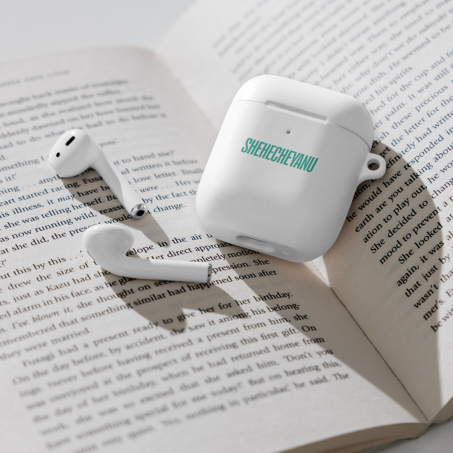 “Shehecheyanu” Rubber Case for AirPods®
