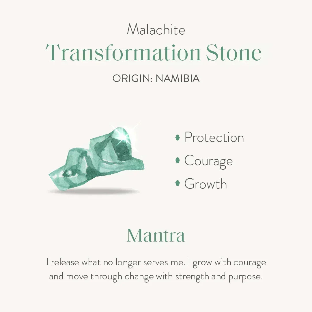 Humble Bliss Hamsa Malachite Earrings