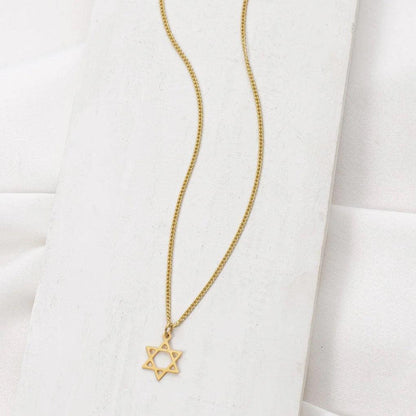 Tiny Star of David Necklace