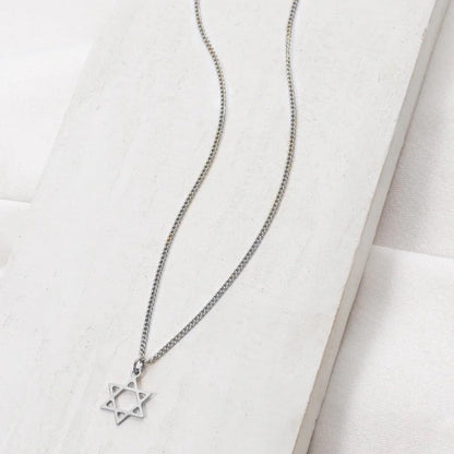 Tiny Star of David Necklace