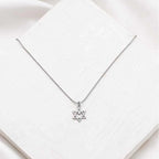 Star of David Necklace with Swarovski Crystal