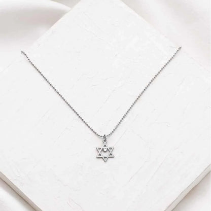 Star of David Necklace With Swarovksi Crystal