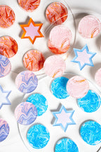 Strawberry Swirl Seder Plate & Holiday Platter