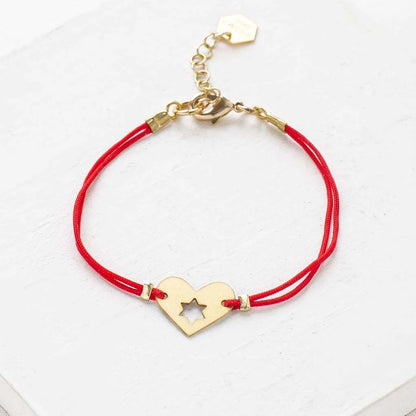 Israel at Heart Bracelet