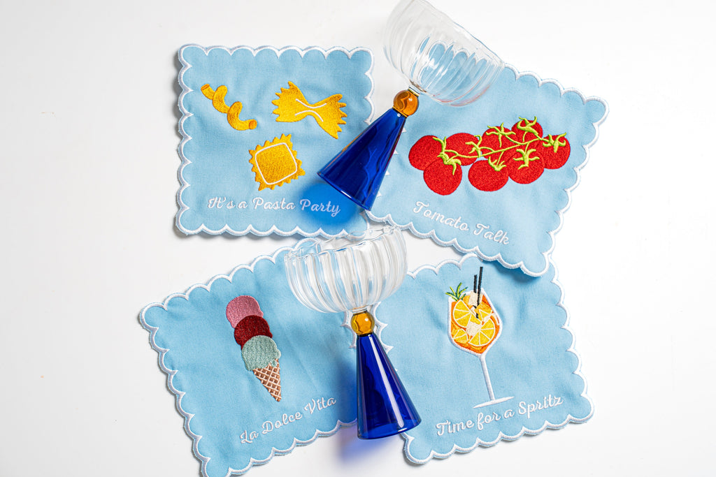 Italian Pasta Party Cocktail Napkin Set